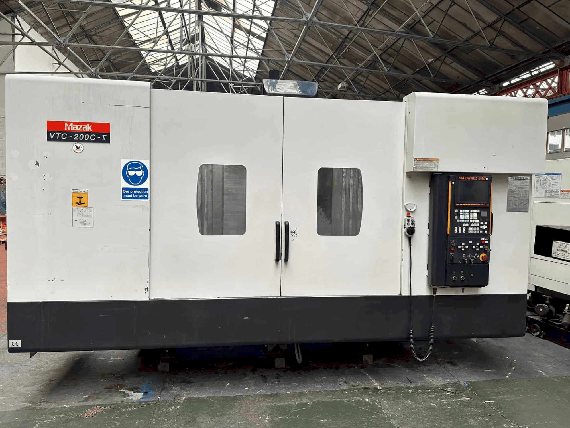 Mazak VTC - 200C-maskinen framifrån