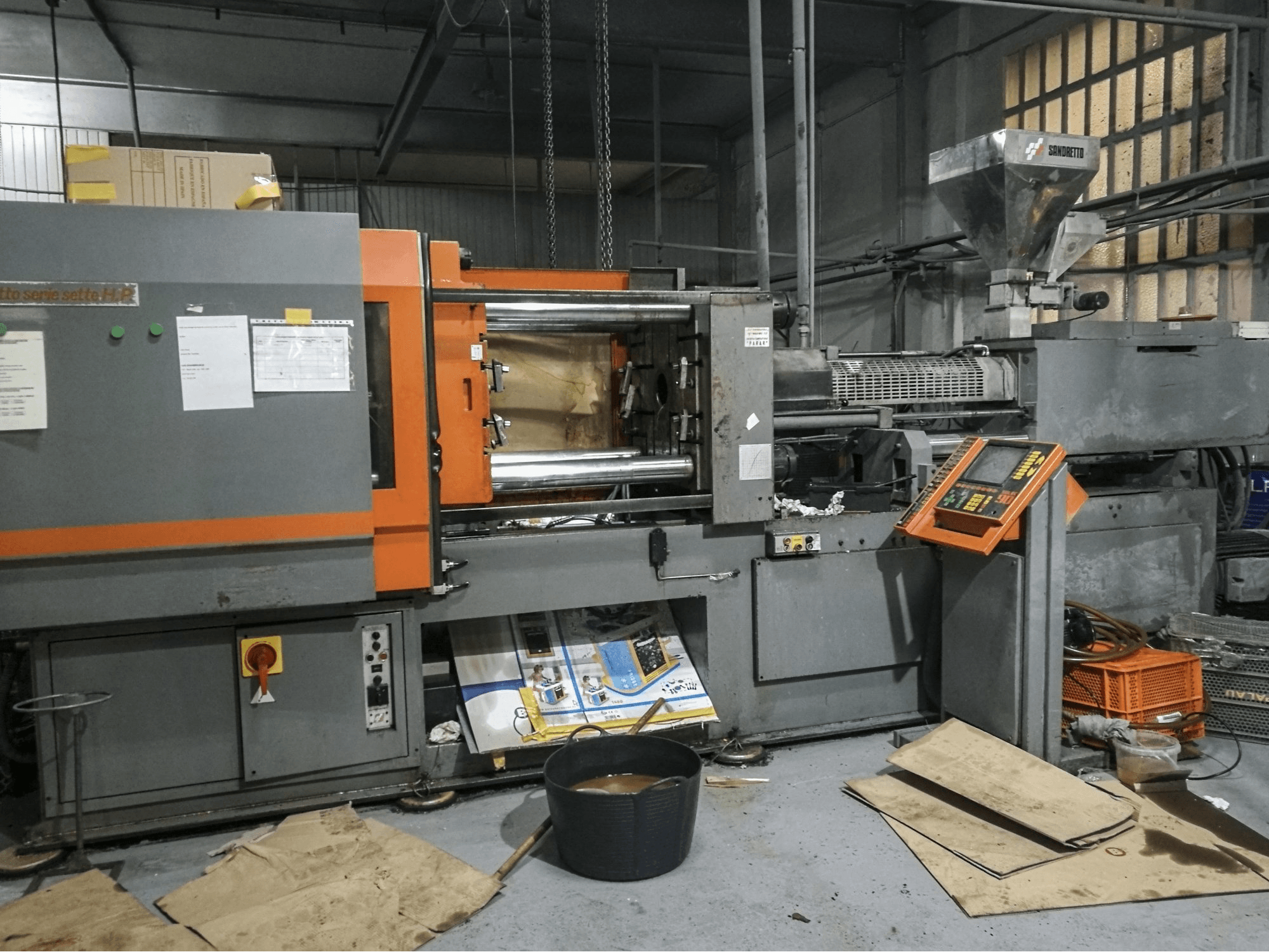 SANDRETTO-maskinen framifrånS.7.250