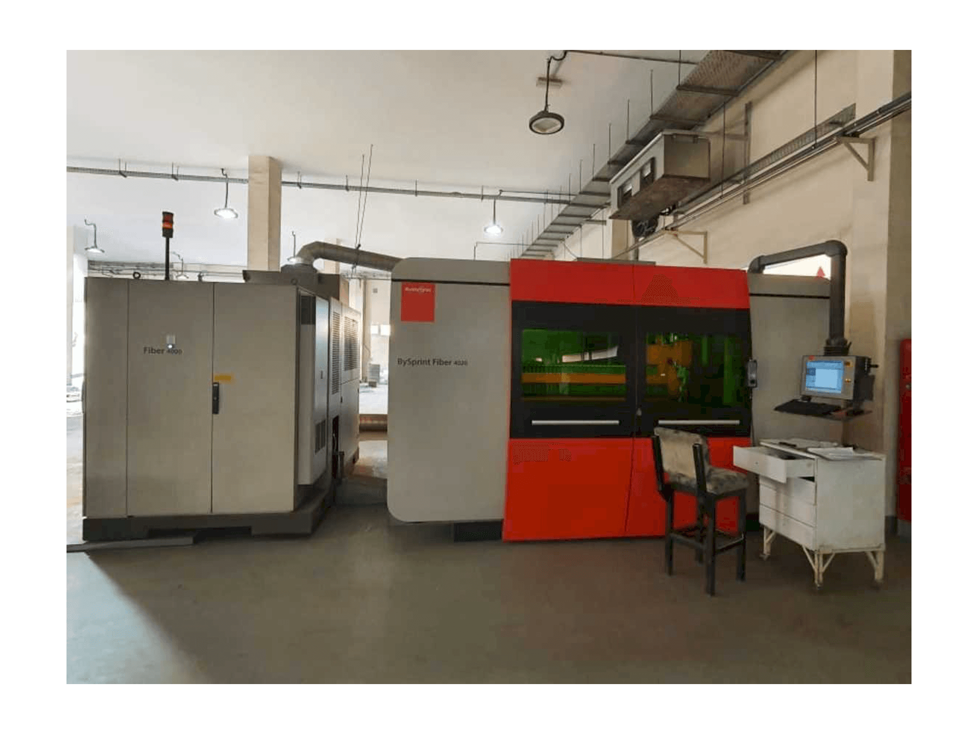 Bystronic BySprint Fiber 4020-maskinen framifrån