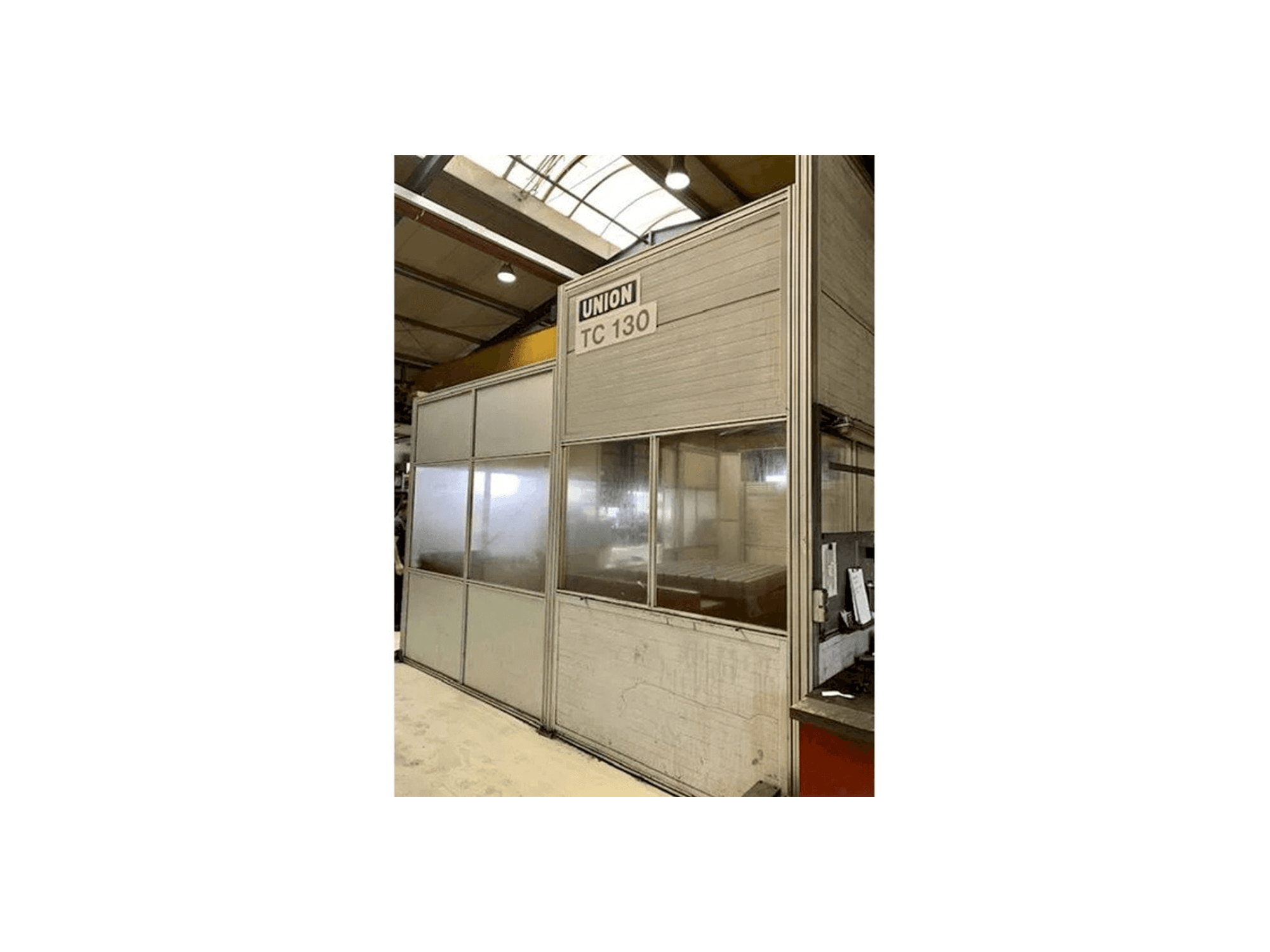 UNION TC 130-maskinen framifrån