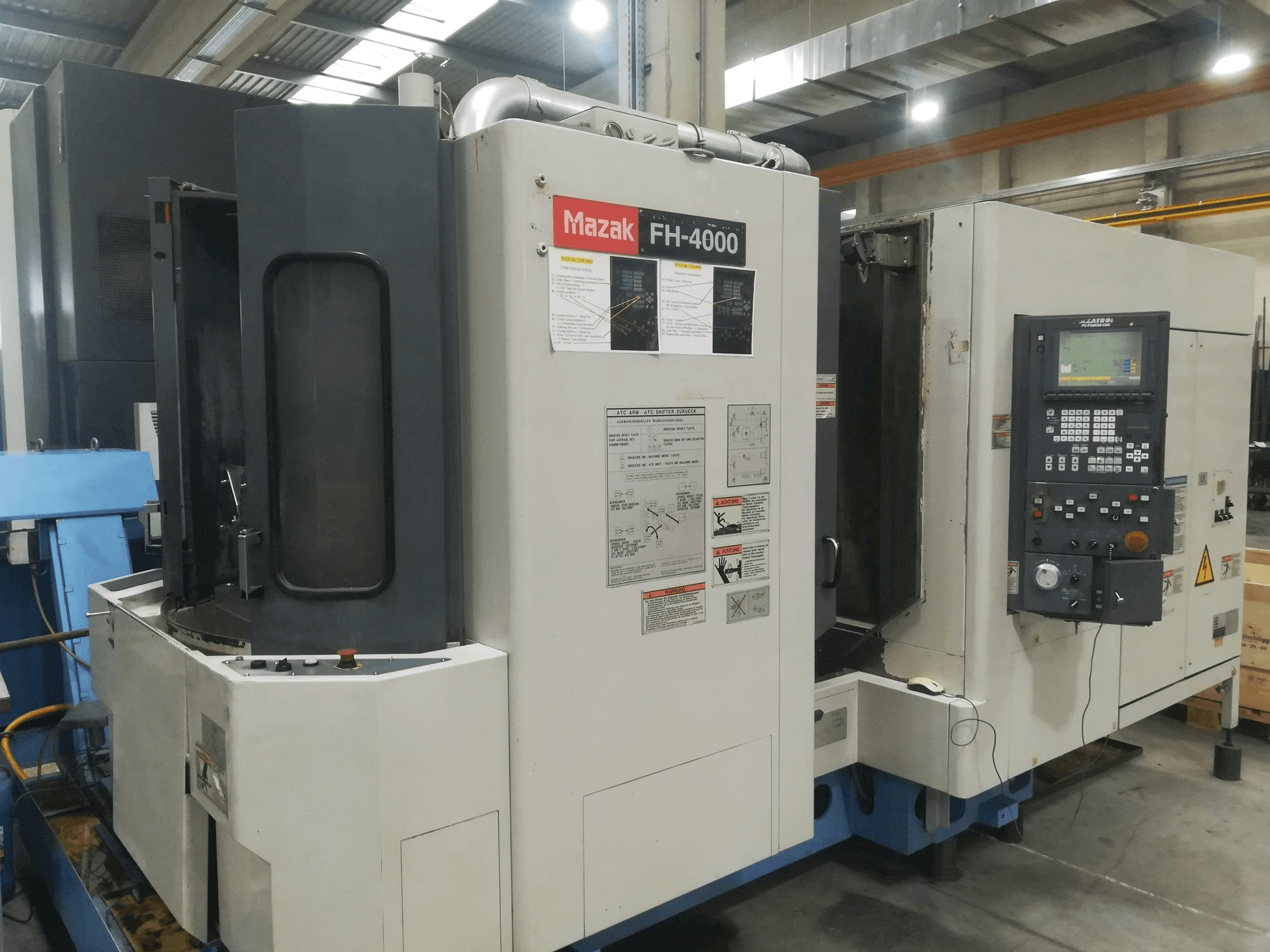 Mazak FH-4000-maskinen framifrån