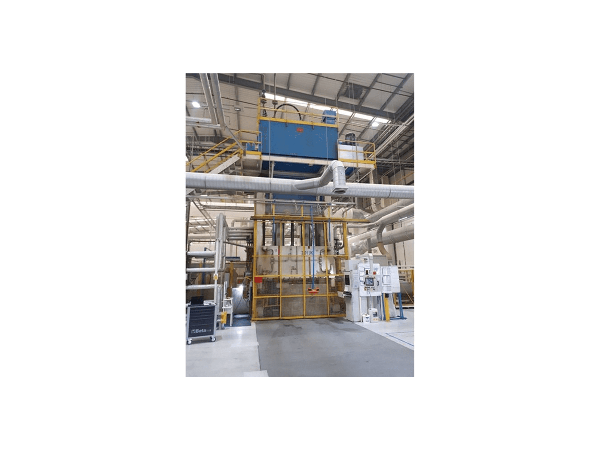 Pinette 2000 Ton-maskinen framifrån