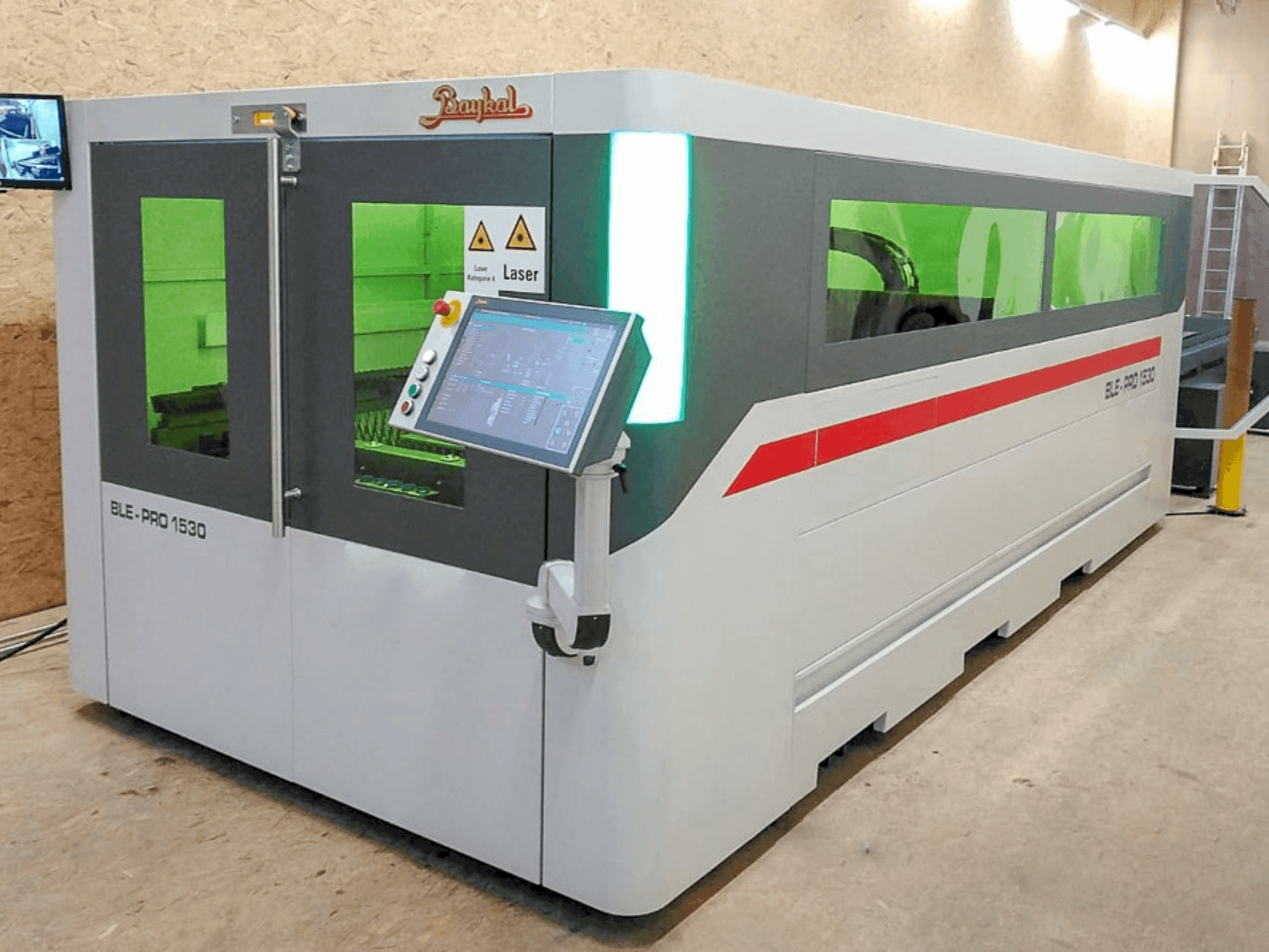 Baykal BLE PRO 1530-maskinen framifrån