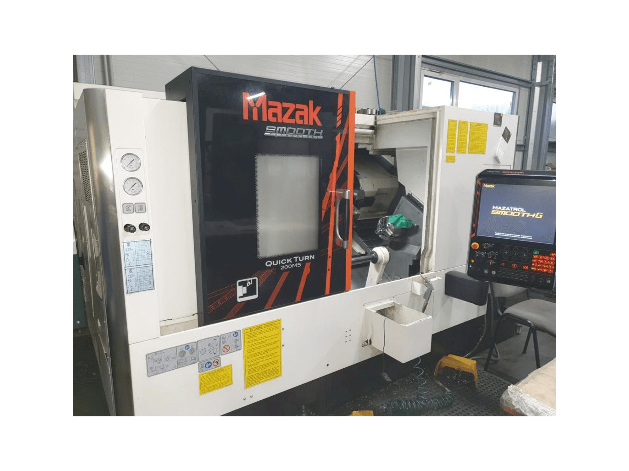 Mazak Quick Turn 200MS-maskinen framifrån