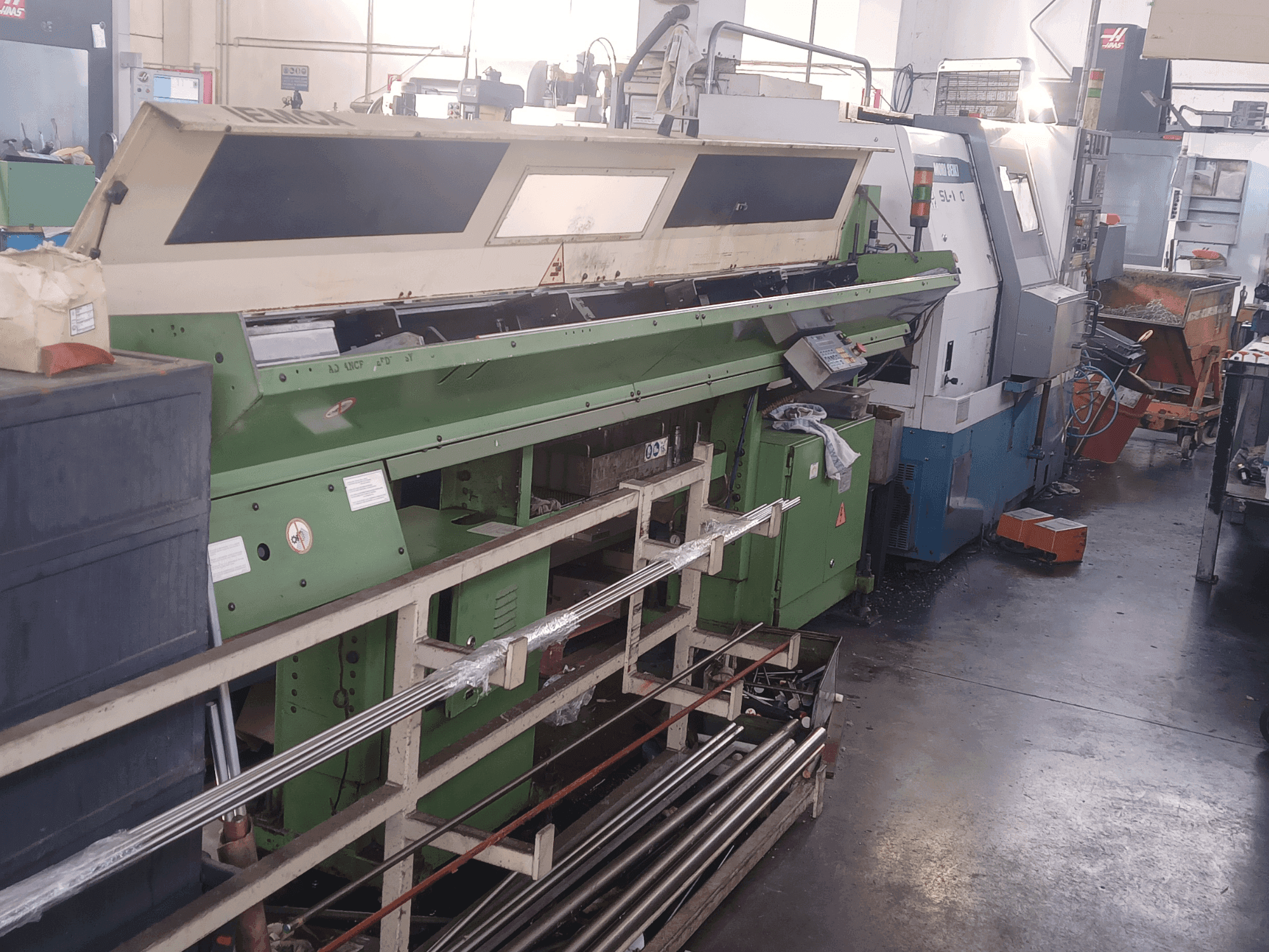 DMG Mori Seiki 150 SL-maskinen framifrån