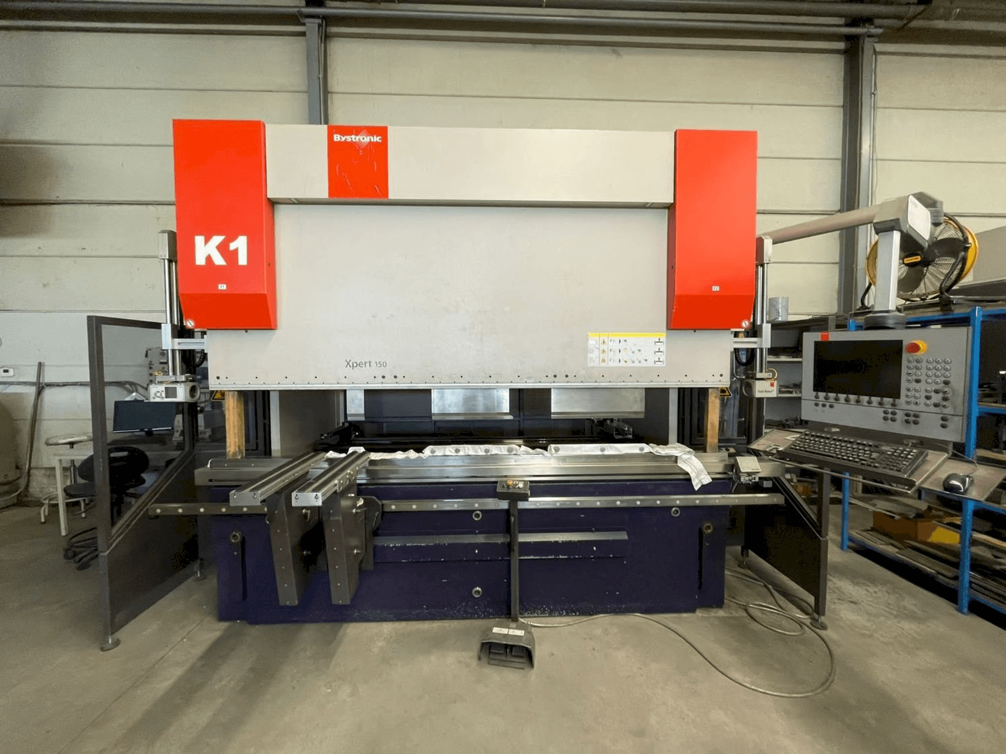 Bystronic Xpert 150 x 3100-maskinen framifrån