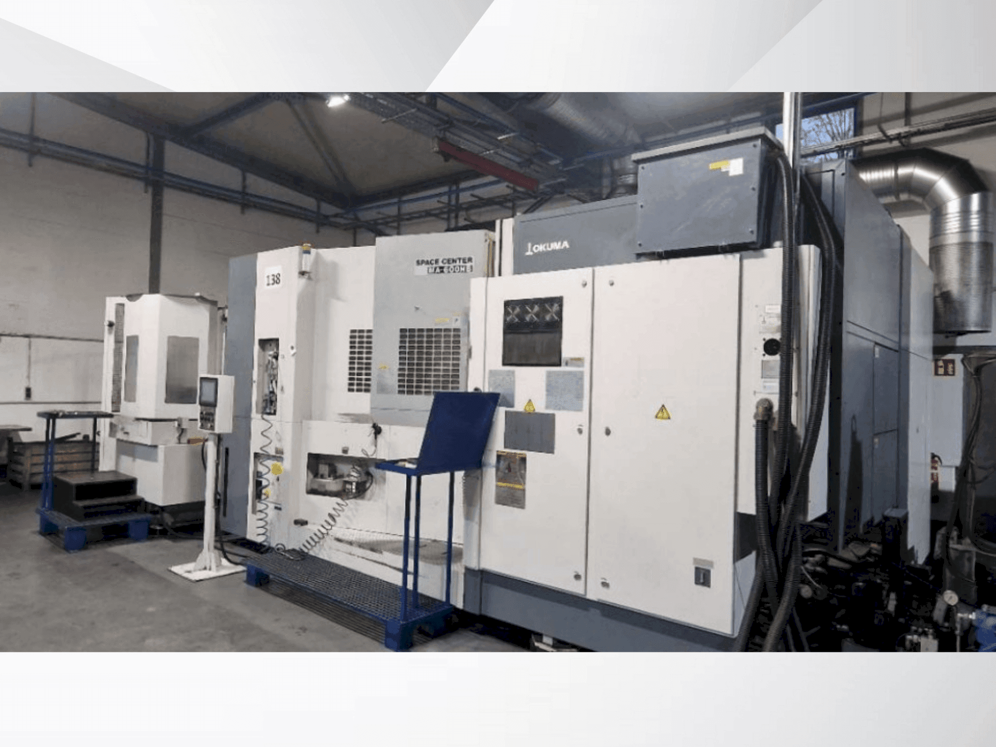 Okuma MA-600 HB-maskinen framifrån