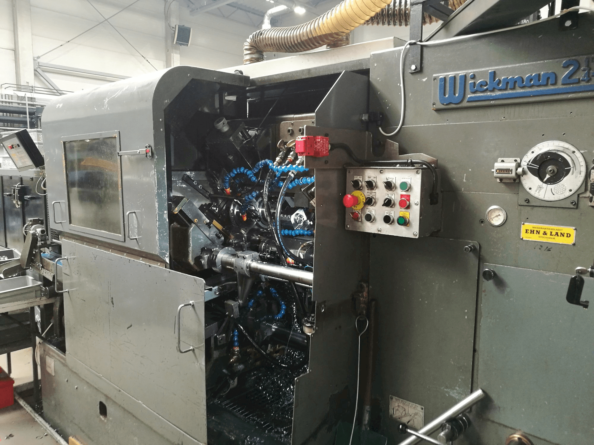 Wickman 2 1/4"-6-maskinen framifrån