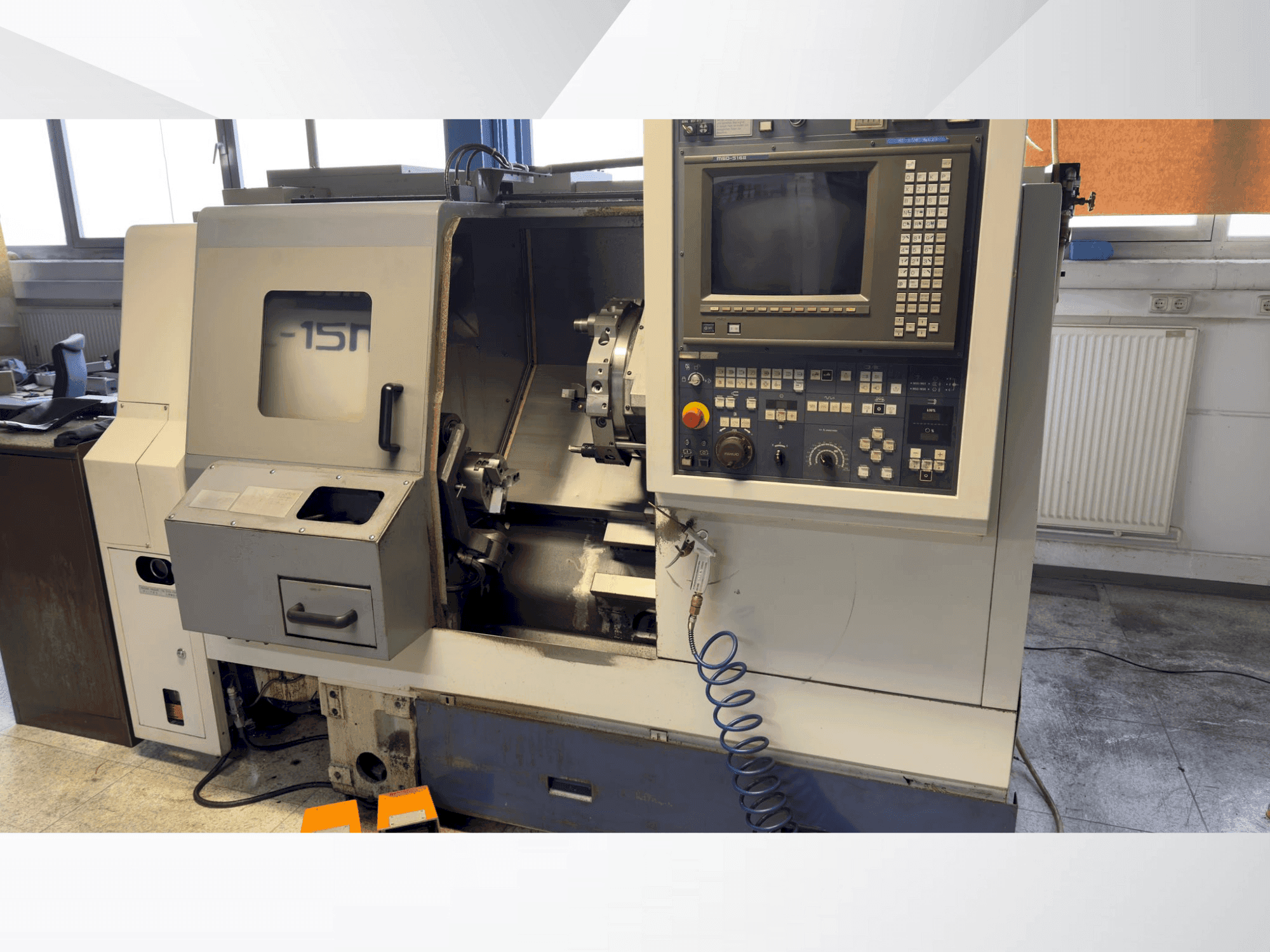MORI SEIKI SL-15MC-maskinen framifrån