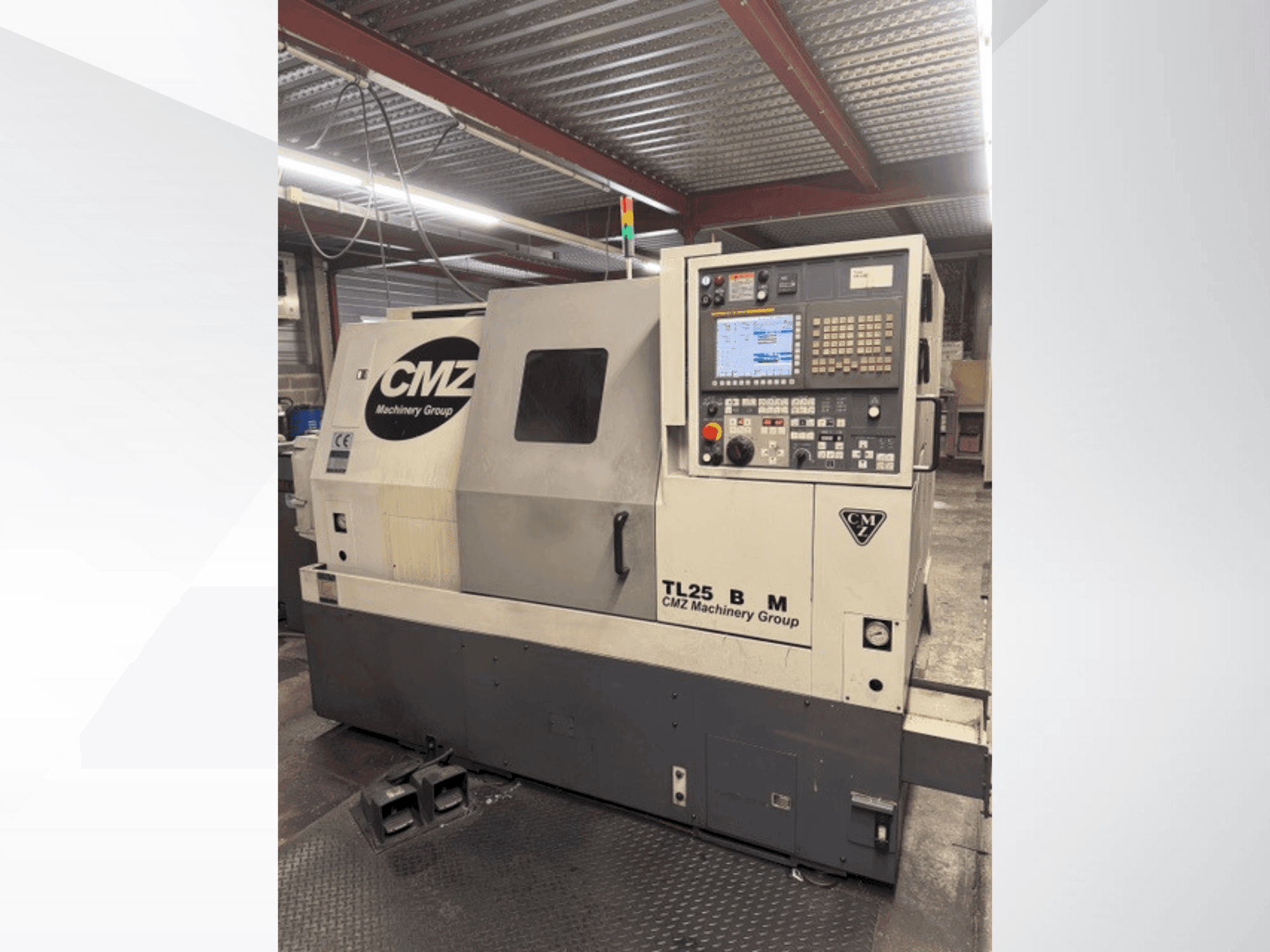CMZ TL25 BM-maskinen framifrån