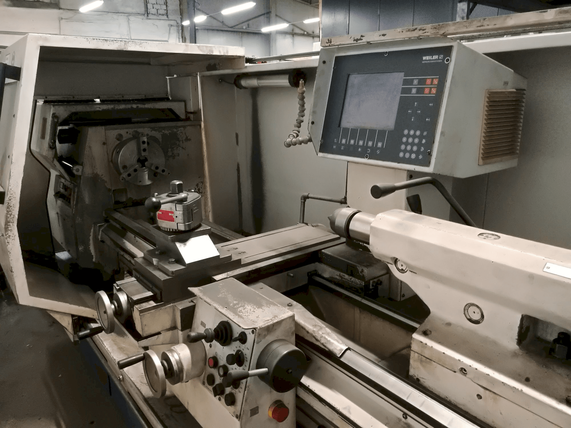 Weiler E50/2-maskinen framifrån