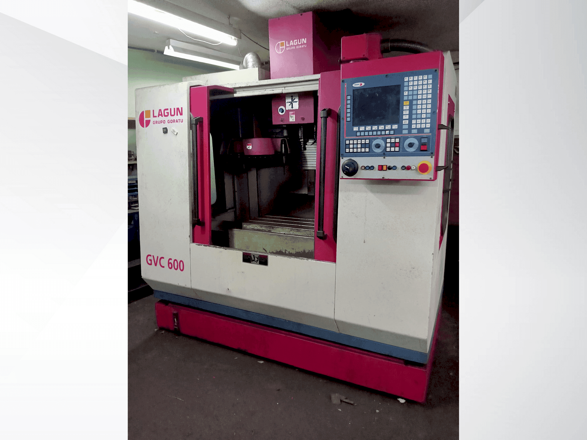 LAGUN GVC 600-maskinen framifrån