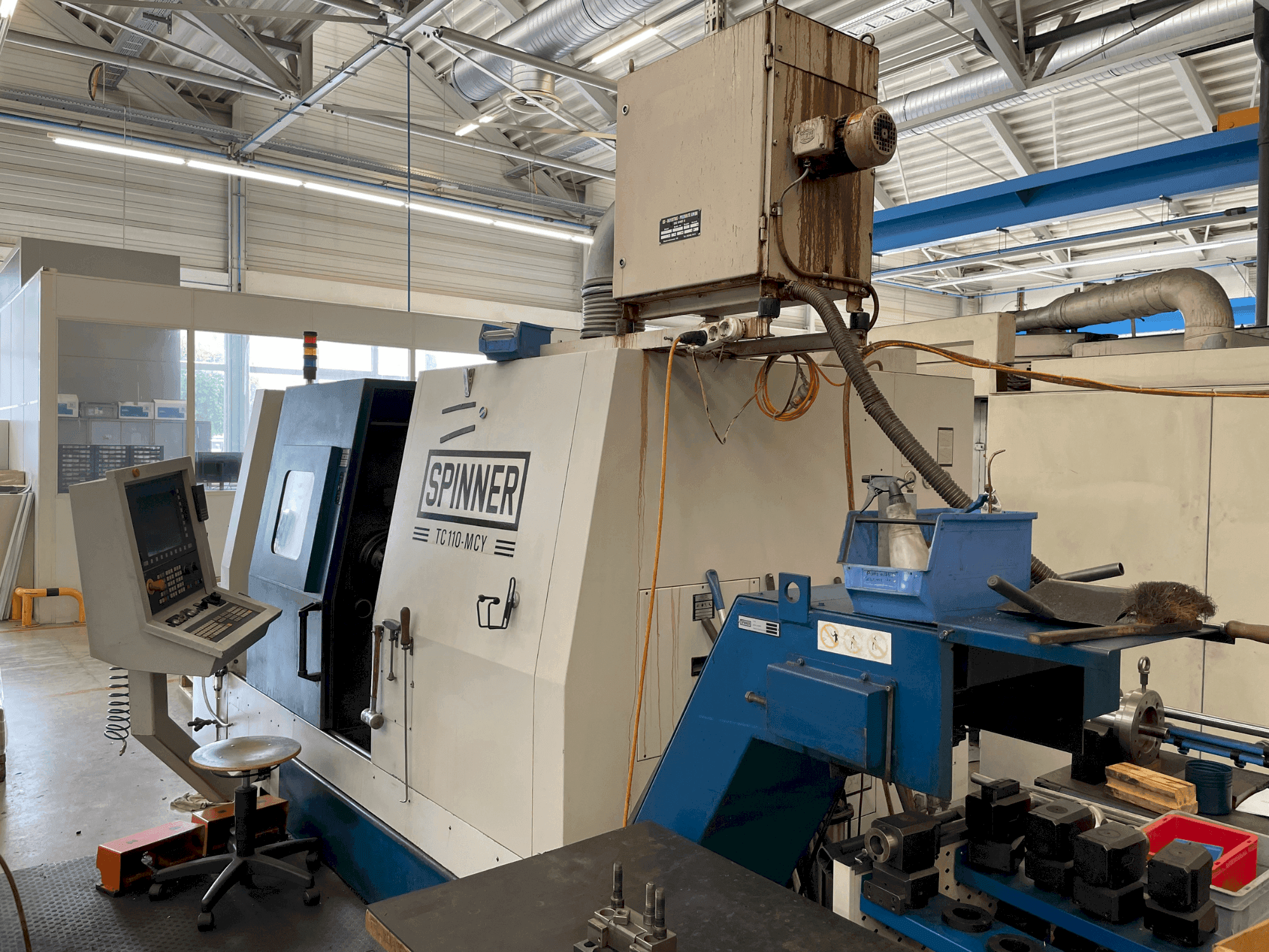 SPINNER TC 110-maskinen framifrån