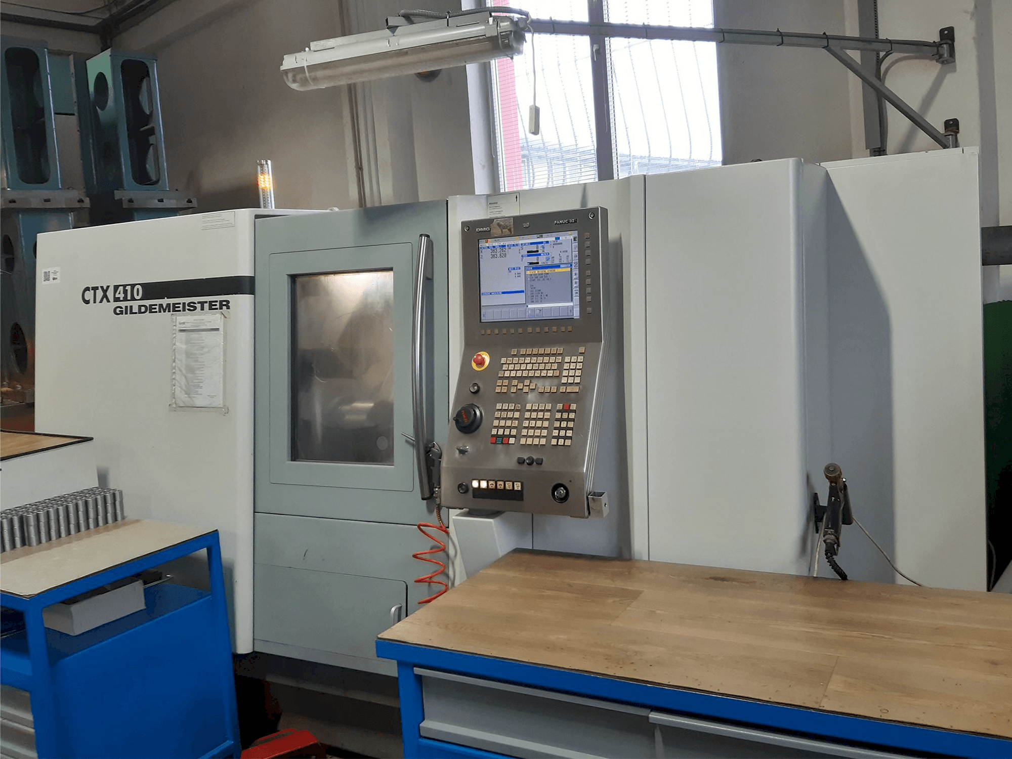 Gildemeister CTX 410-maskinen framifrån