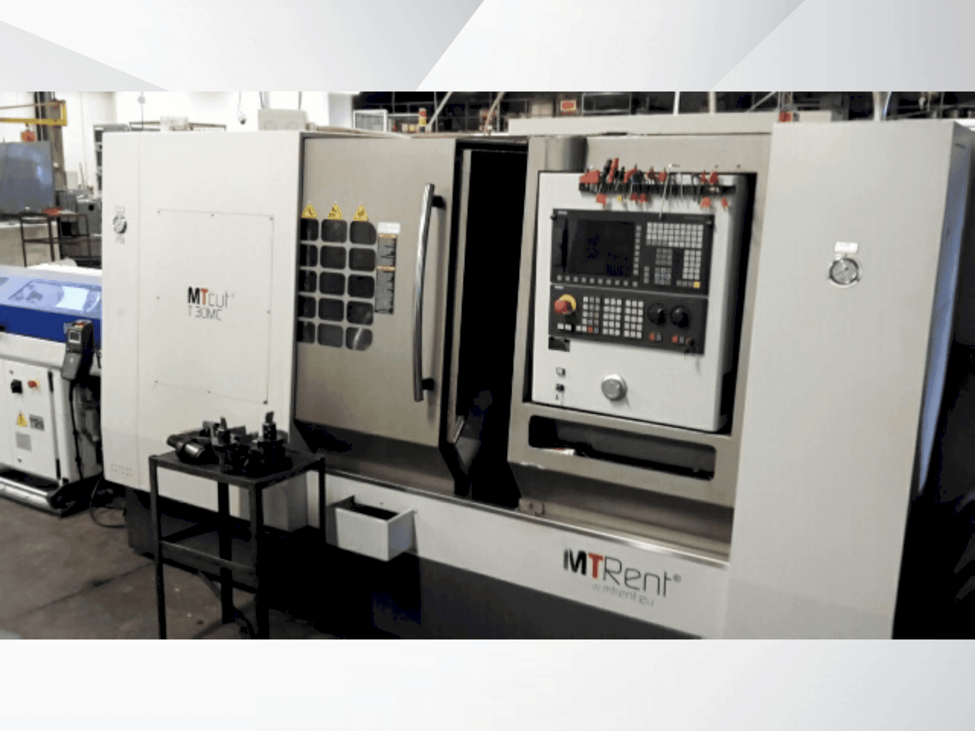 MTRent T30MC-maskinen framifrån