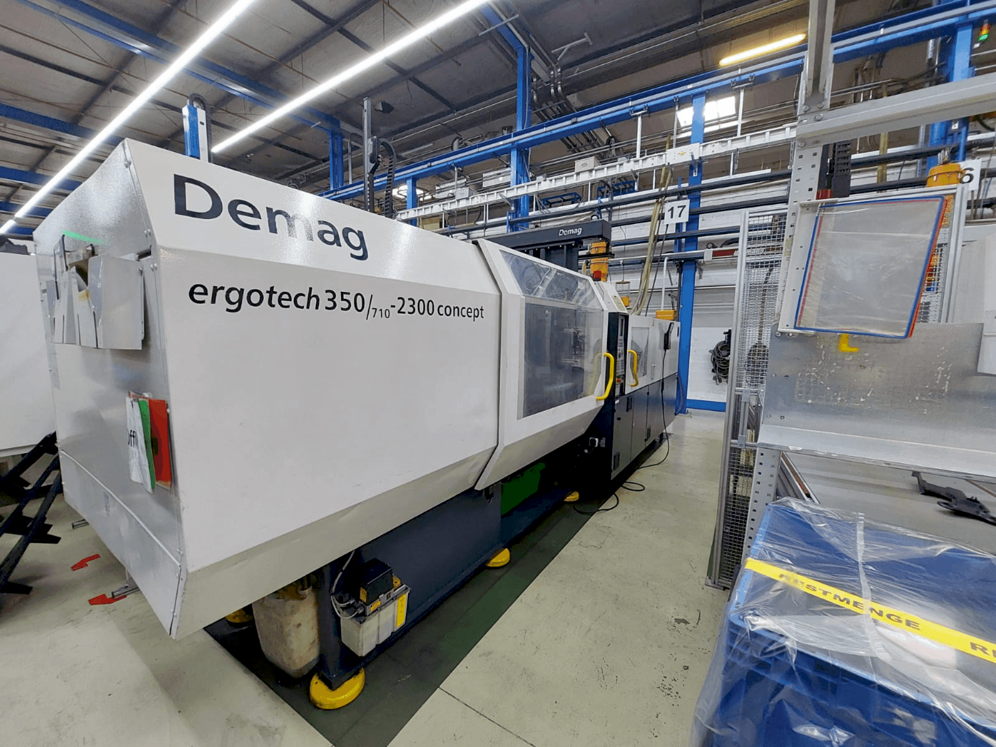 DEMAG Ergo-Tech 350 Concept-maskinen framifrån