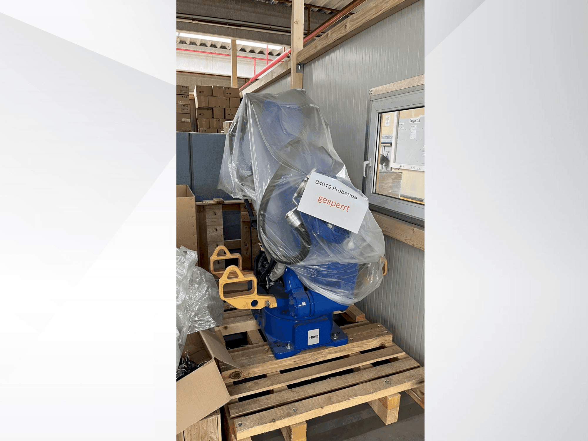 Yaskawa GP180-maskinen framifrån