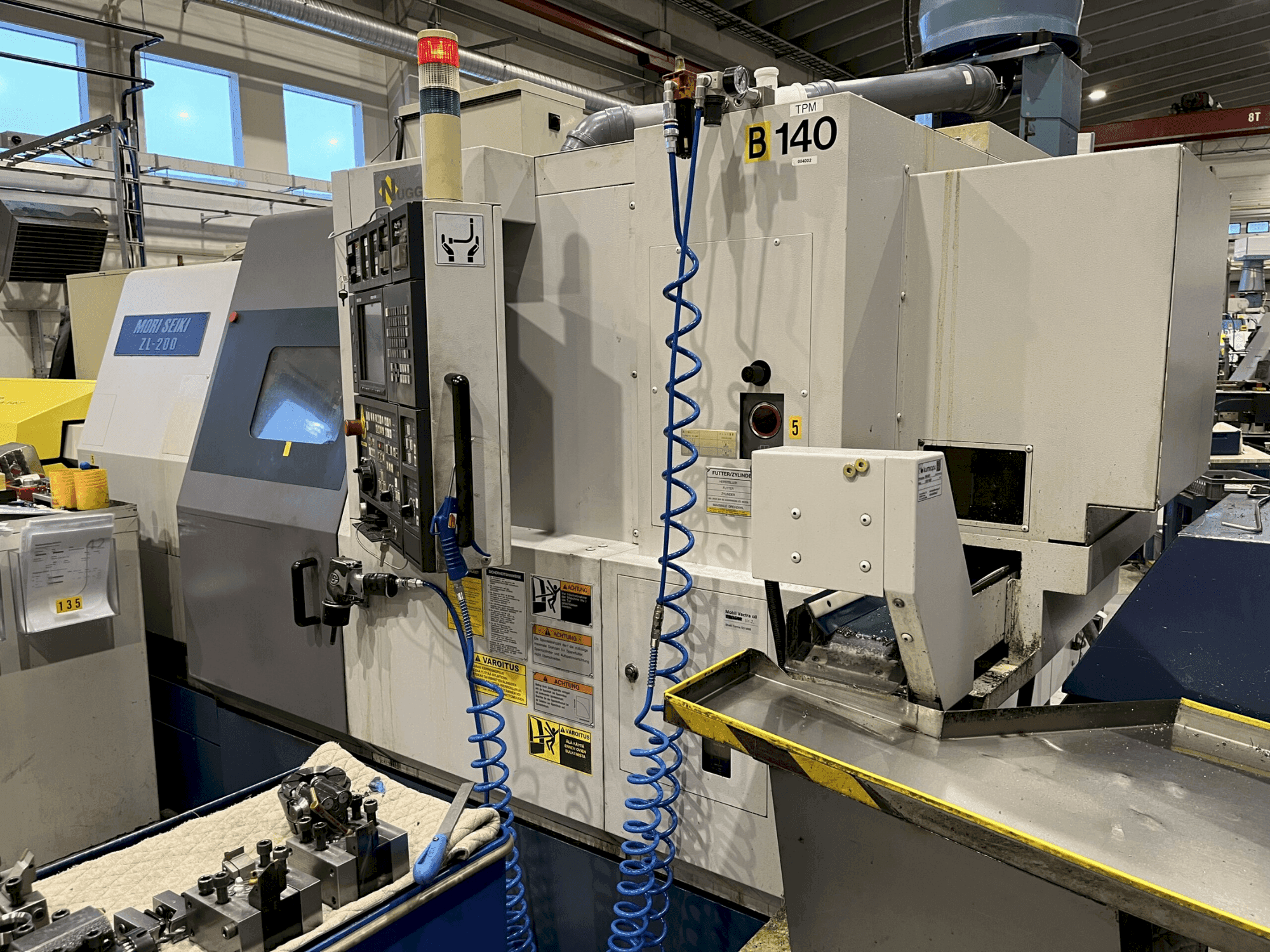 MORI SEIKI ZL-200 SMC-maskinen framifrån