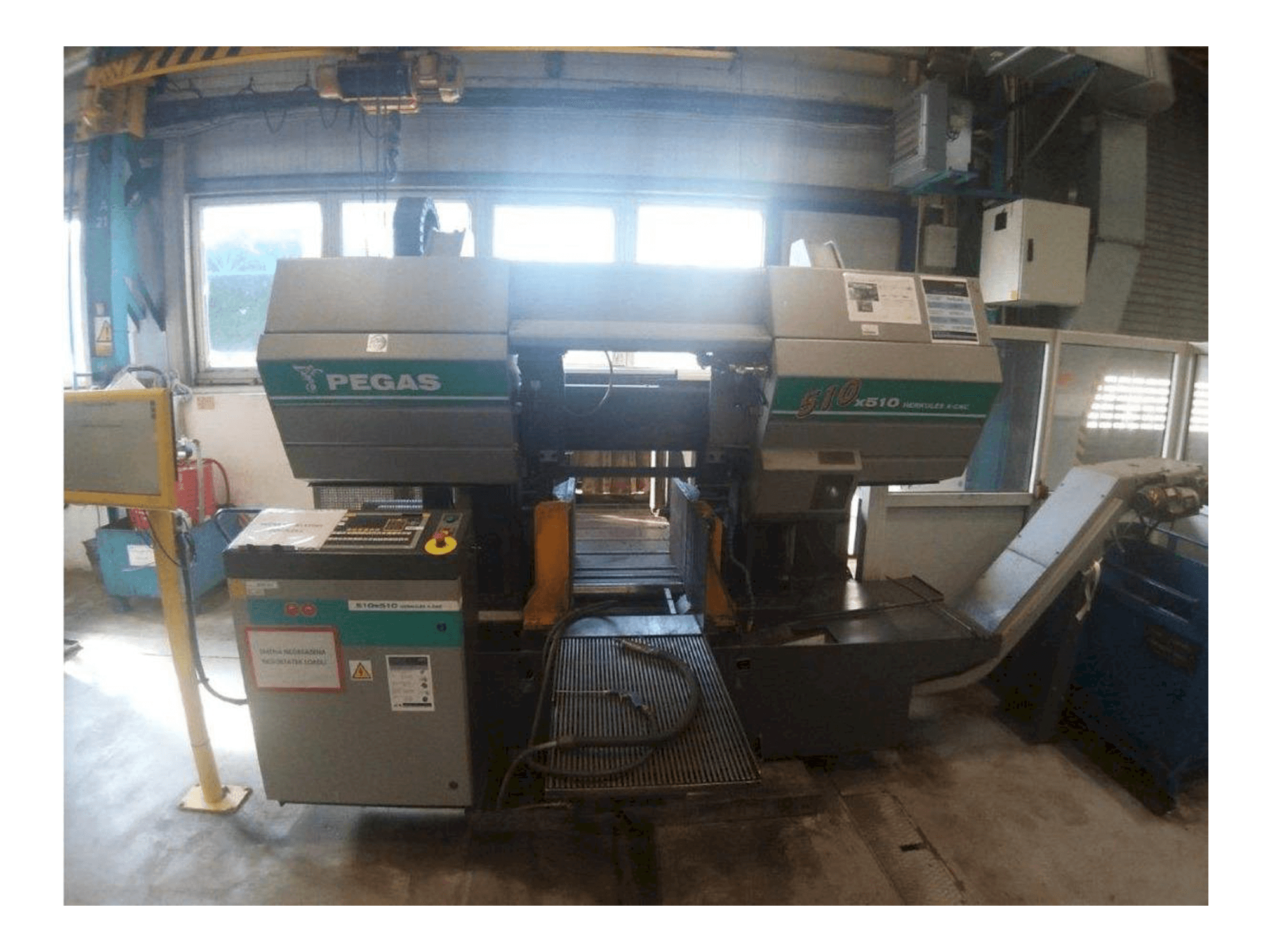 Pegas 510x510 Herkules X-CNC-maskinen framifrån