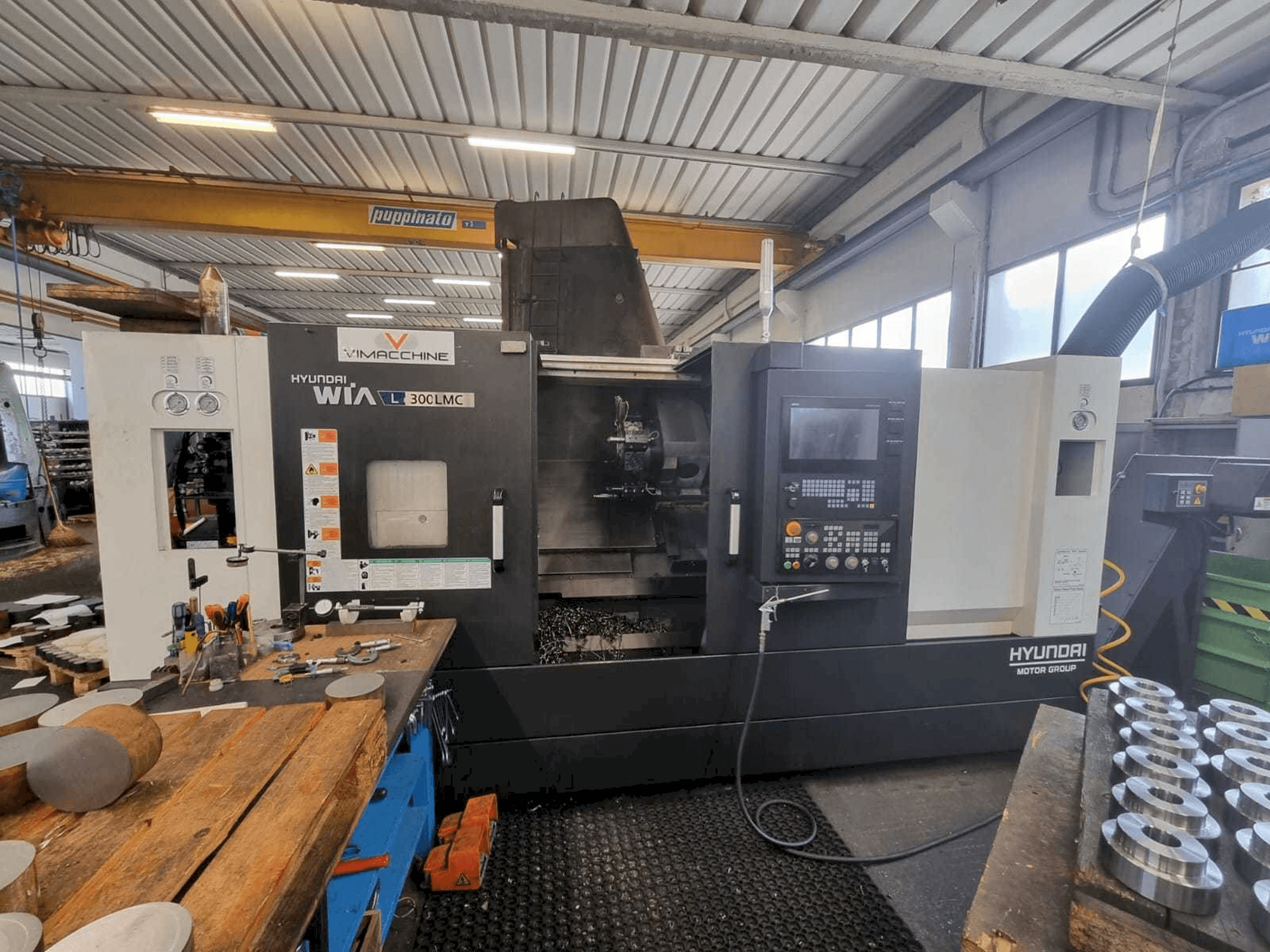 Hyundai Wia L300 LMC-maskinen framifrån