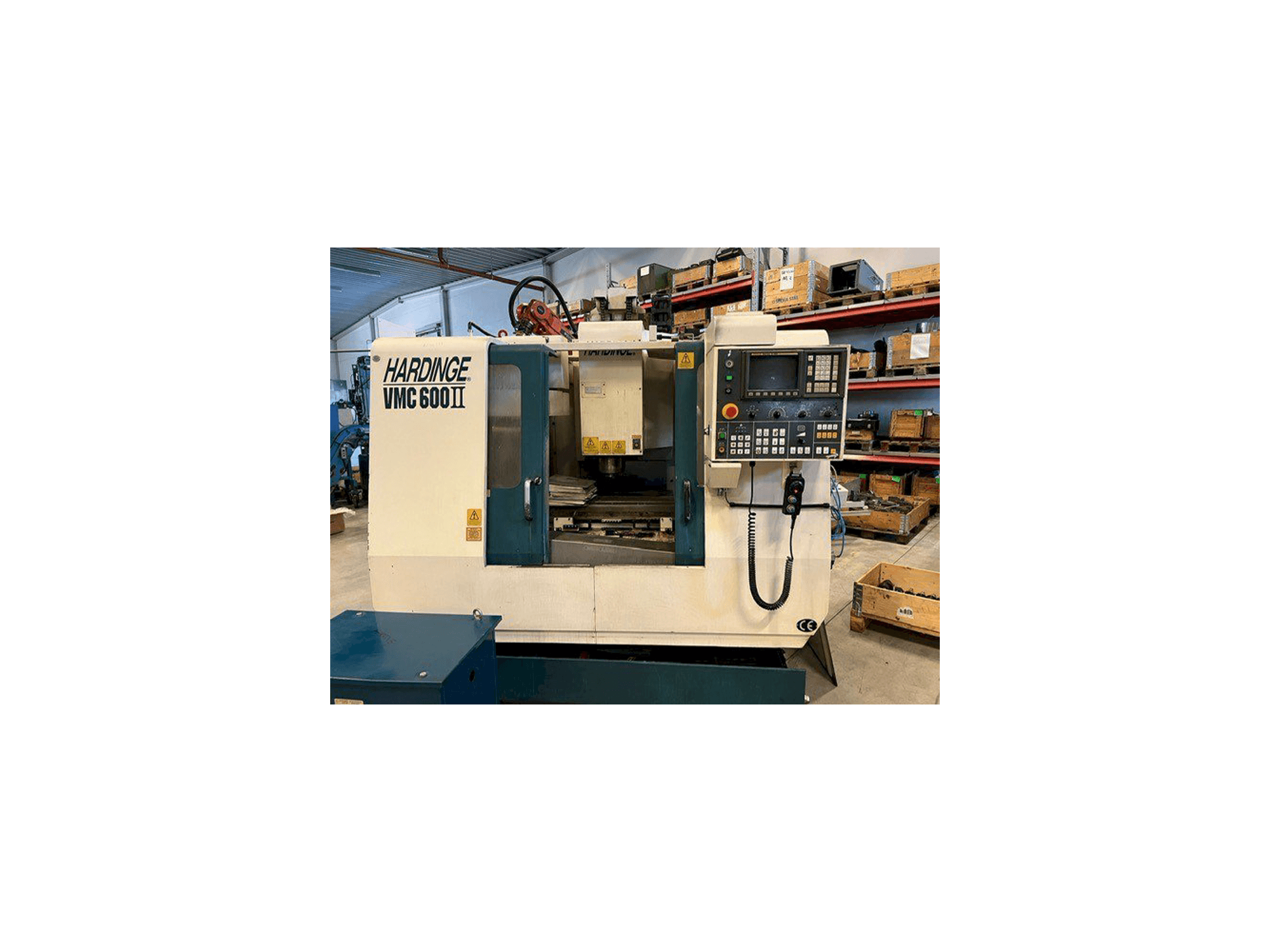 HARDINGE VMC 600II-maskinen framifrån