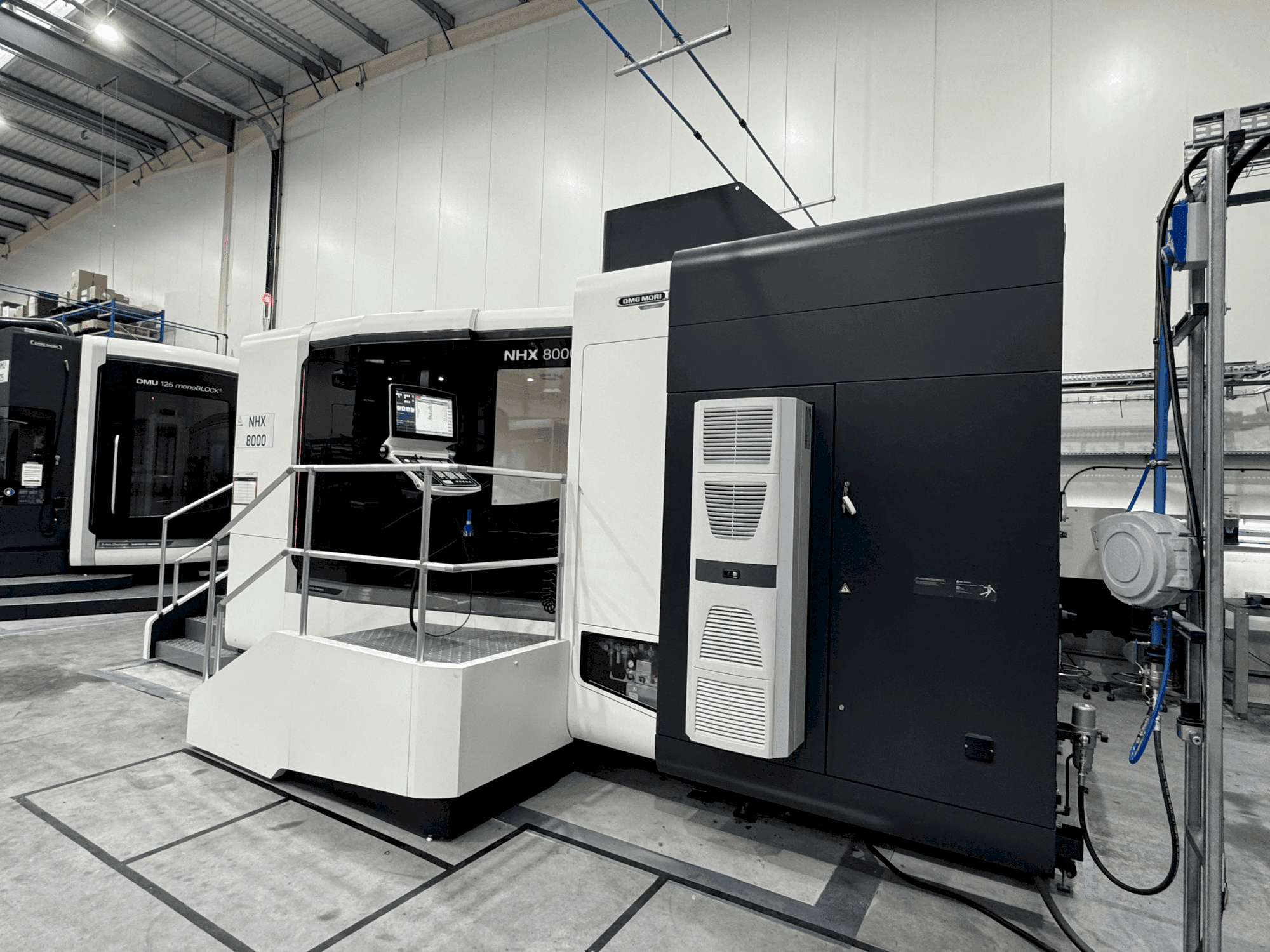 DMG MORI NHX 8000-maskinen framifrån