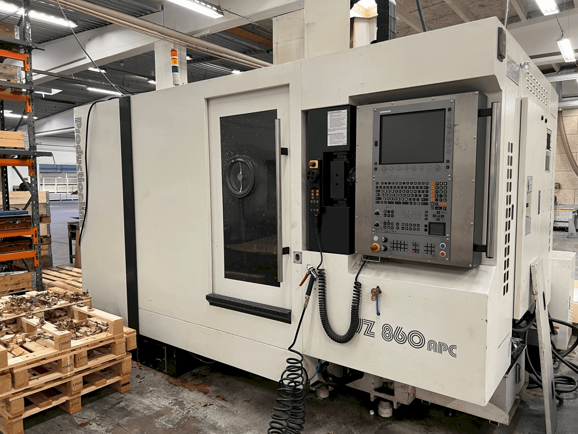 WEMAS VZ 860 APC-maskinen framifrån