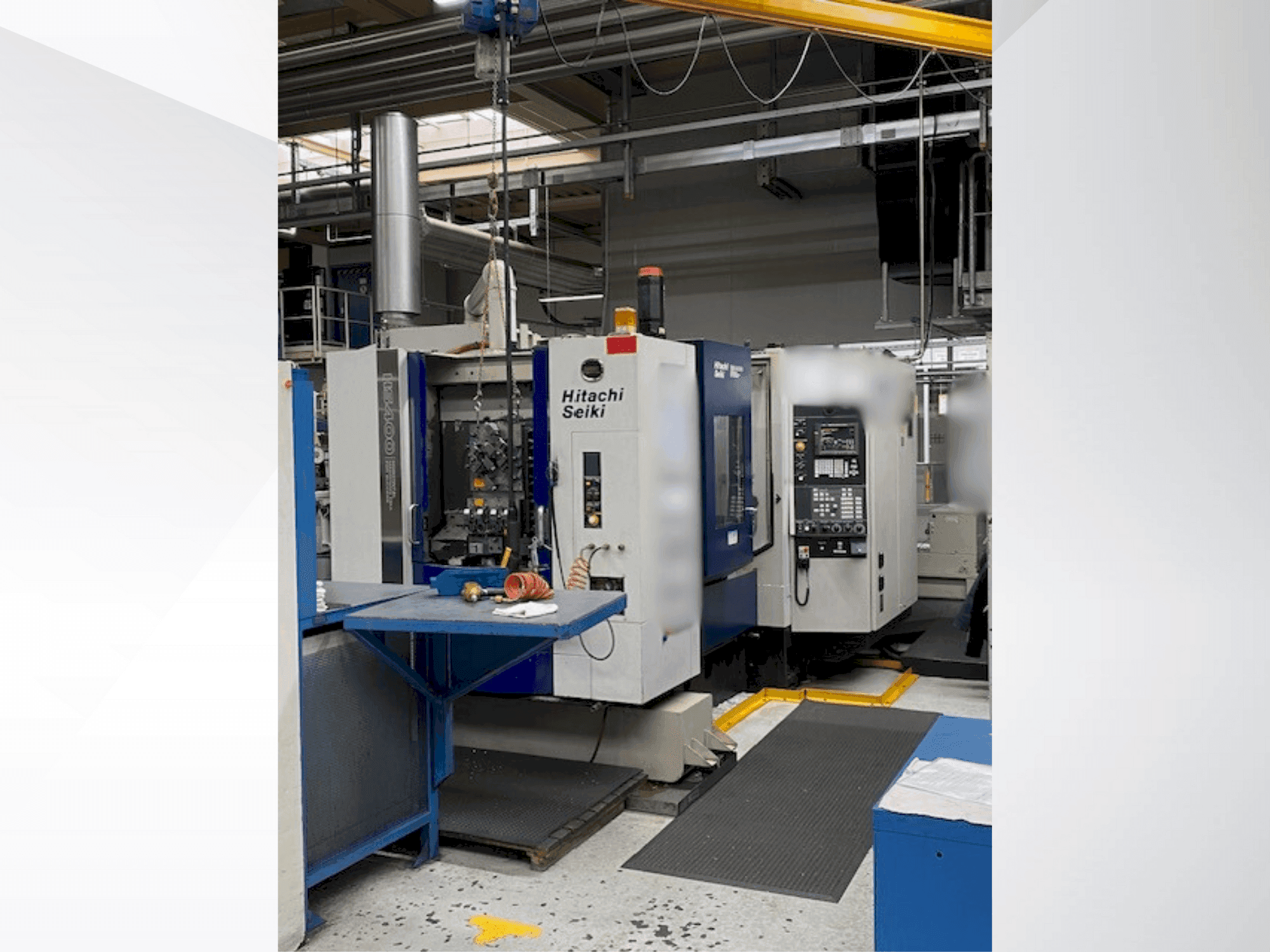 HITACHI SEIKI HS 400-maskinen framifrån