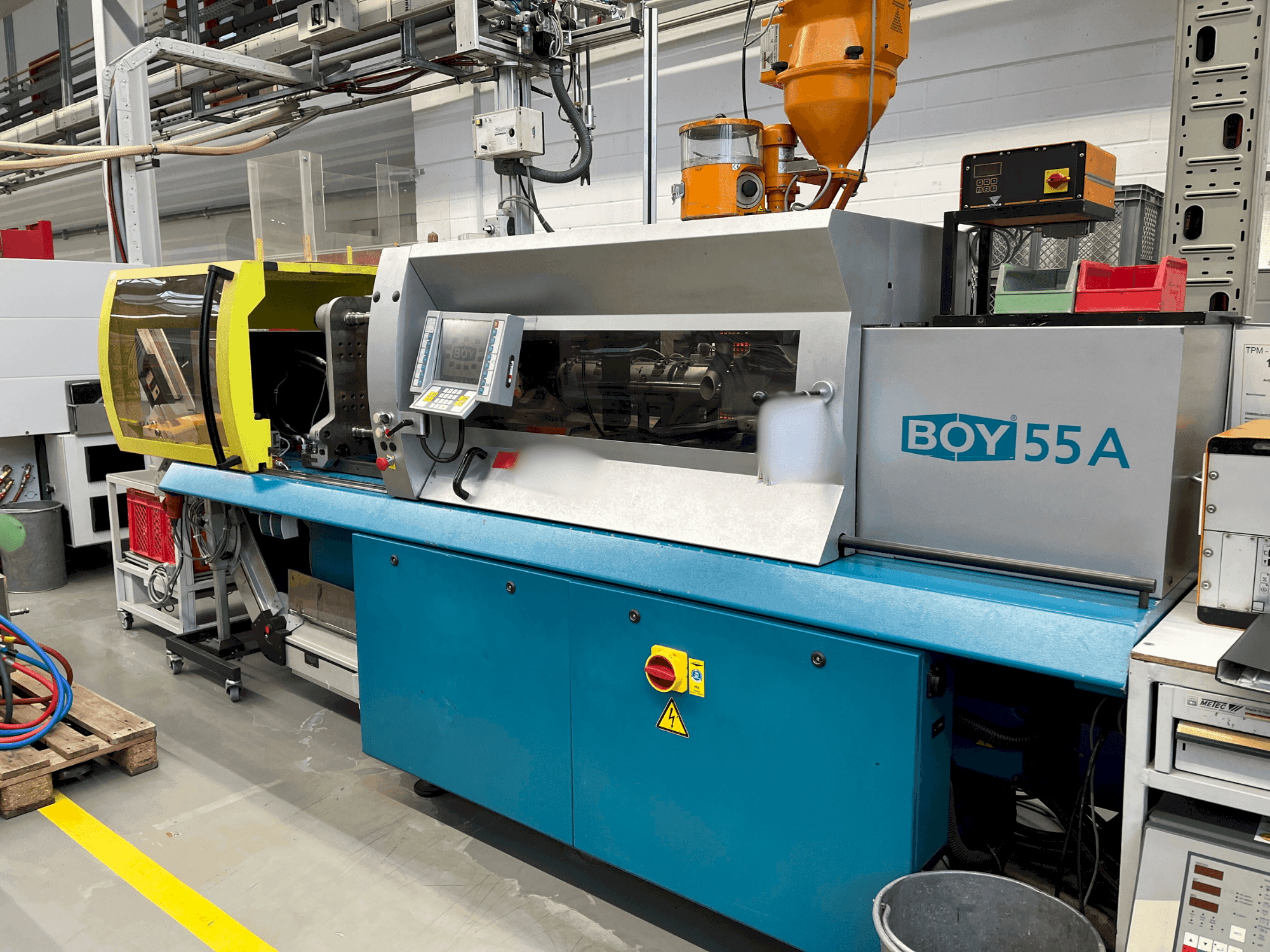 BOY 55A-maskinen framifrån