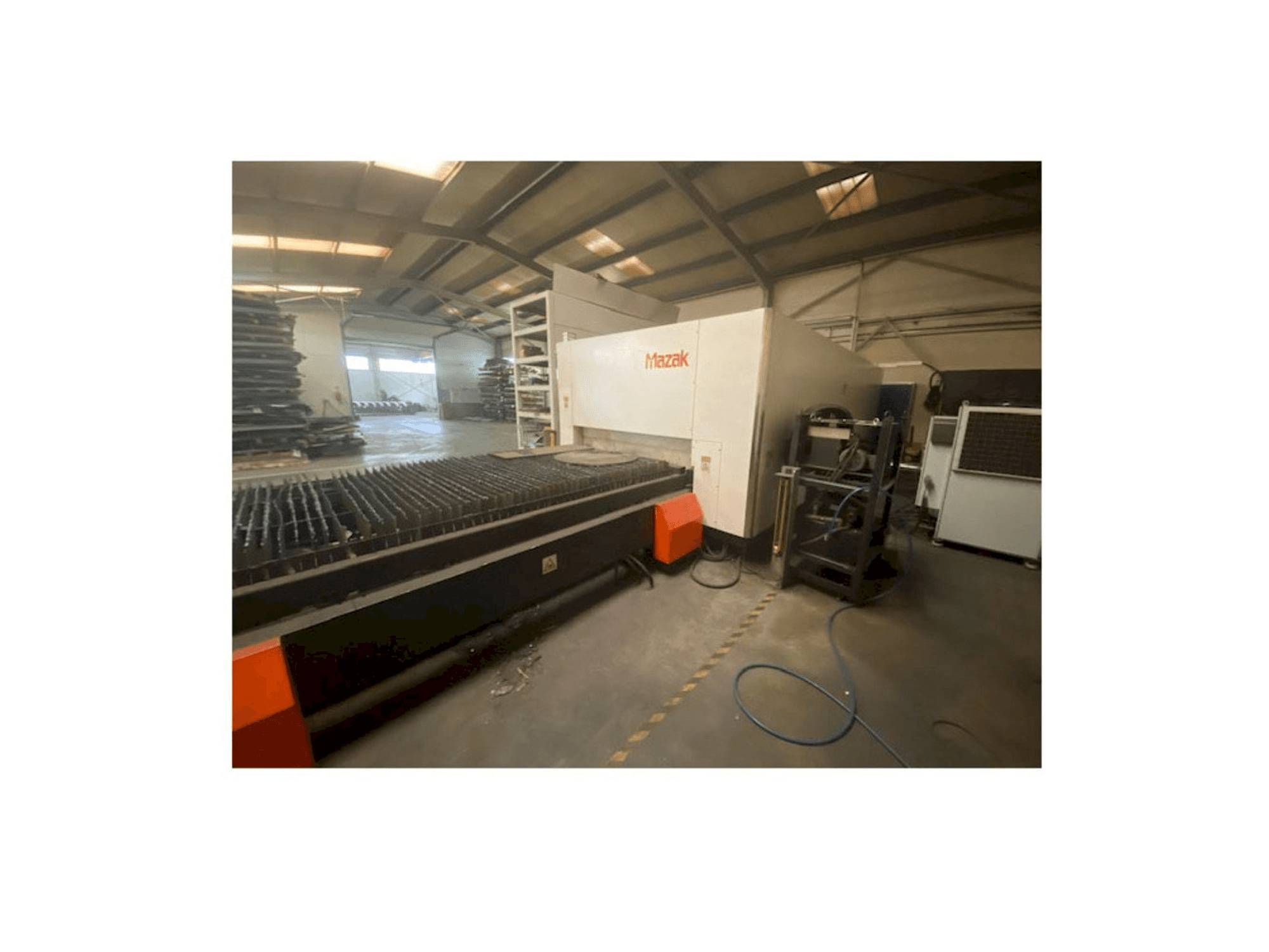 Mazak Optiplex Nexus 3015-maskinen framifrån