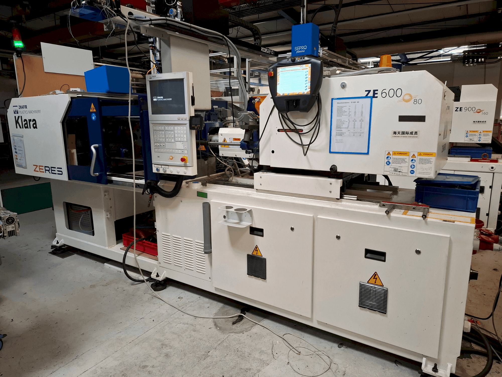 HAITIAN ZHAFIR Zeres ZE600-maskinen framifrån