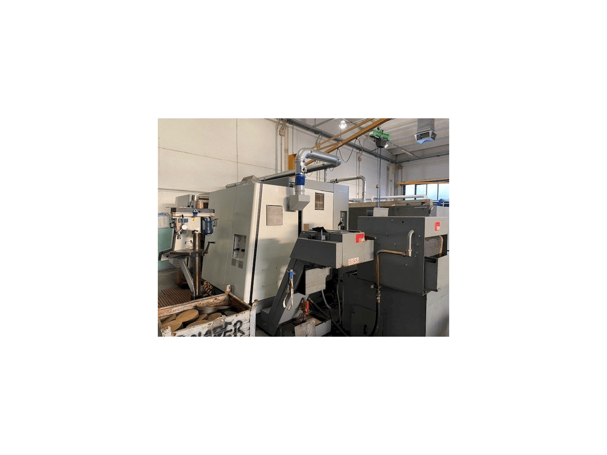 Gildemeister GMX200-maskinen framifrån