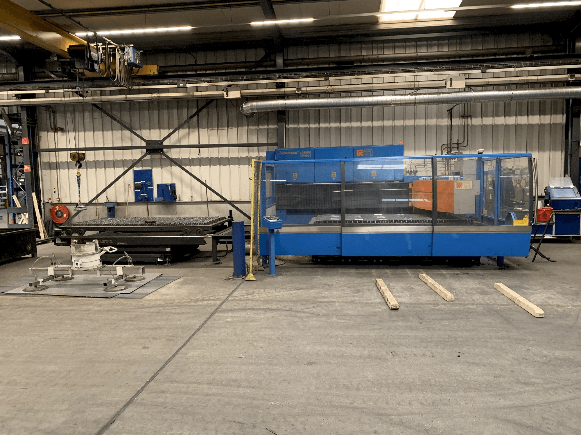 Prima Power Platino 1530 4,0 kW C02-maskinen framifrån