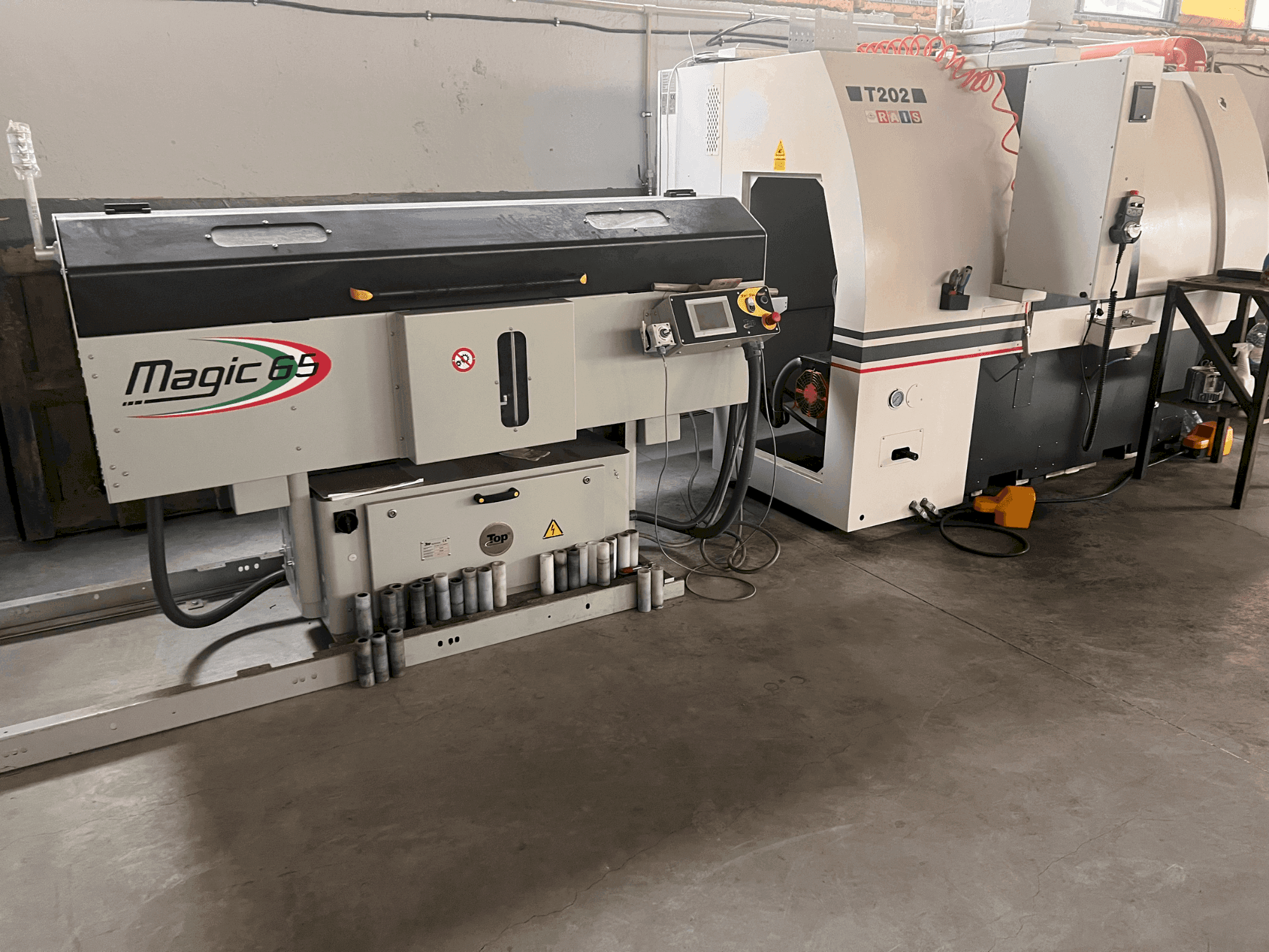 RAIS T202-maskinen framifrån