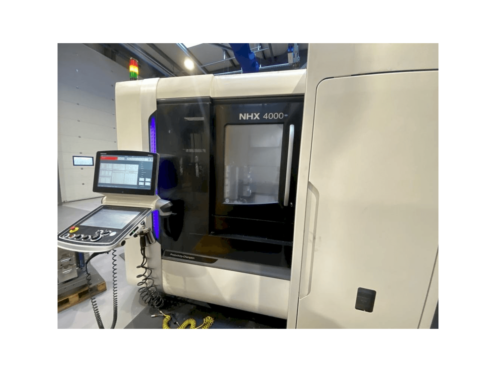 DMG MORI NHX 4000-maskinen framifrån