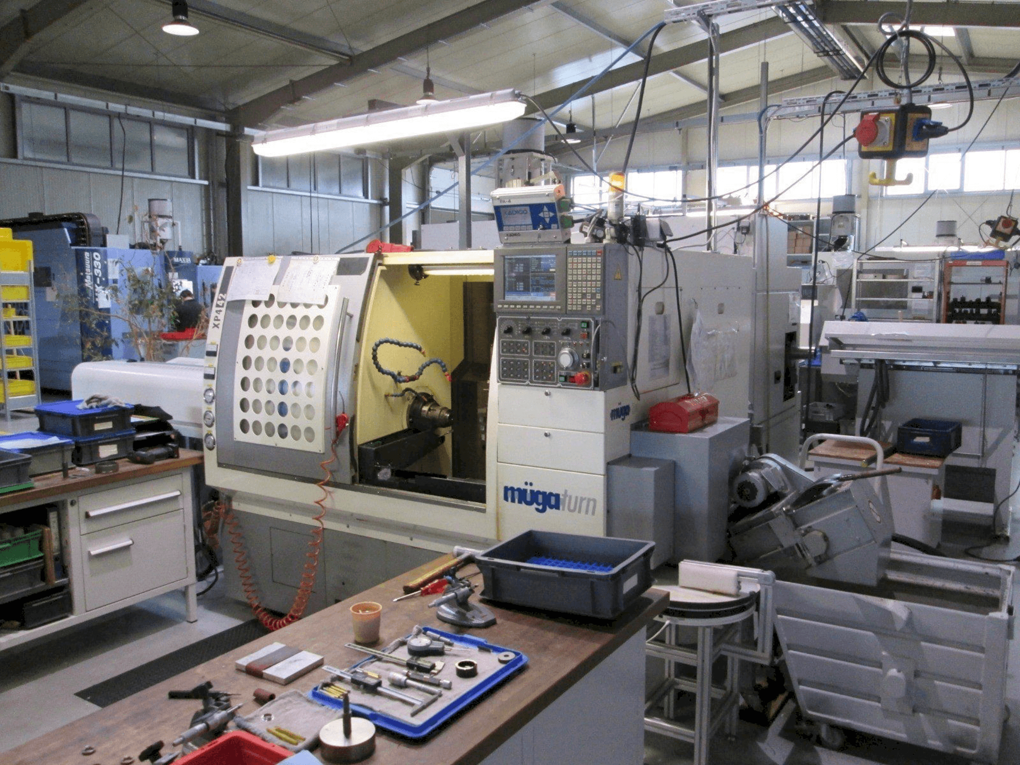 Muga XP4 – 42SM-maskinen framifrån