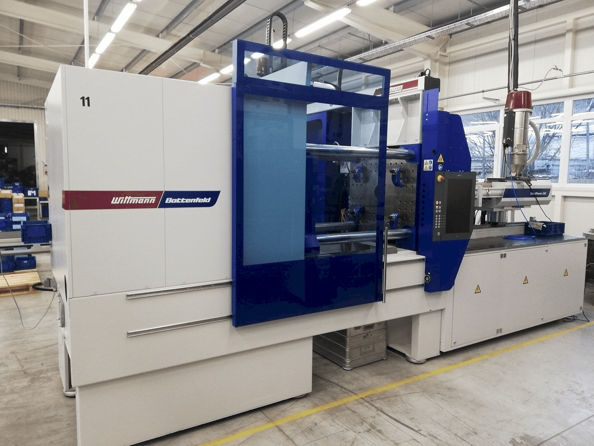 Battenfeld ECO Power 180/750-maskinen framifrån