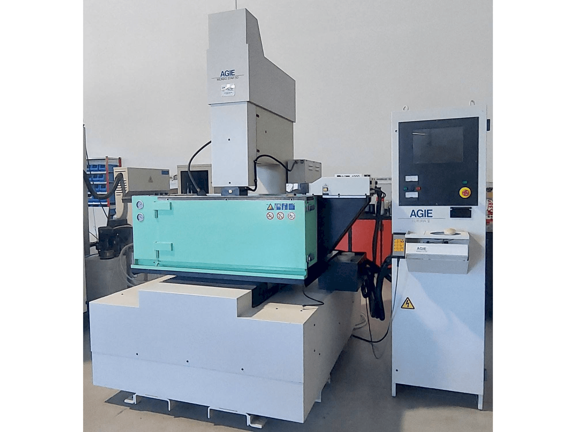 AGIE MONDO STAR 50-maskinen framifrån