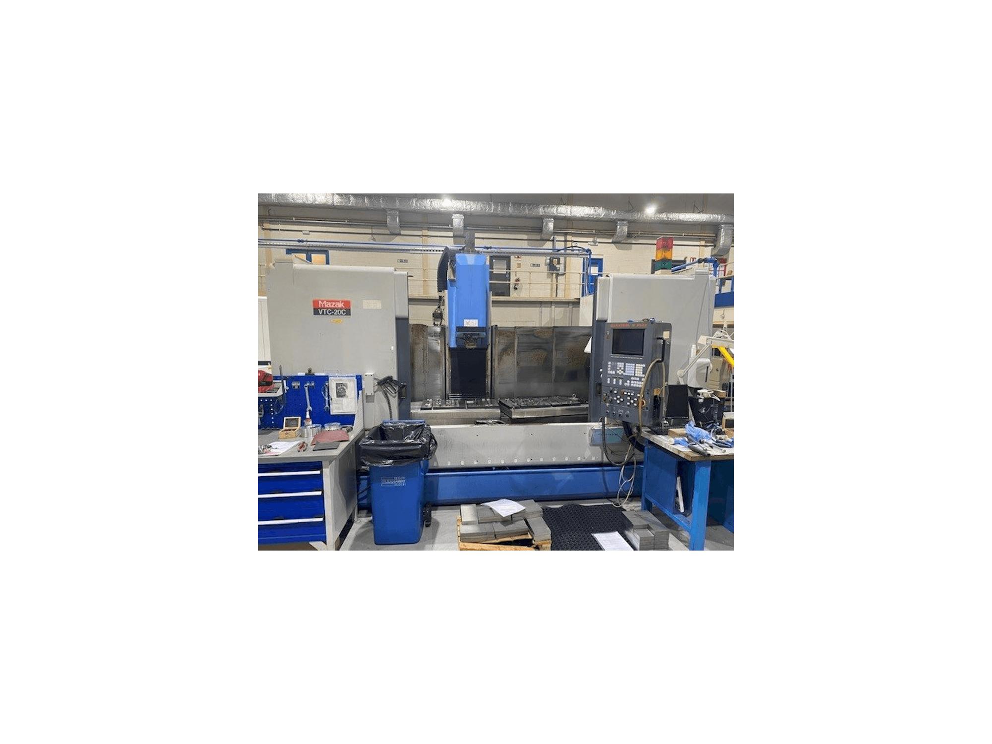 Mazak VTC-20C-maskinen framifrån