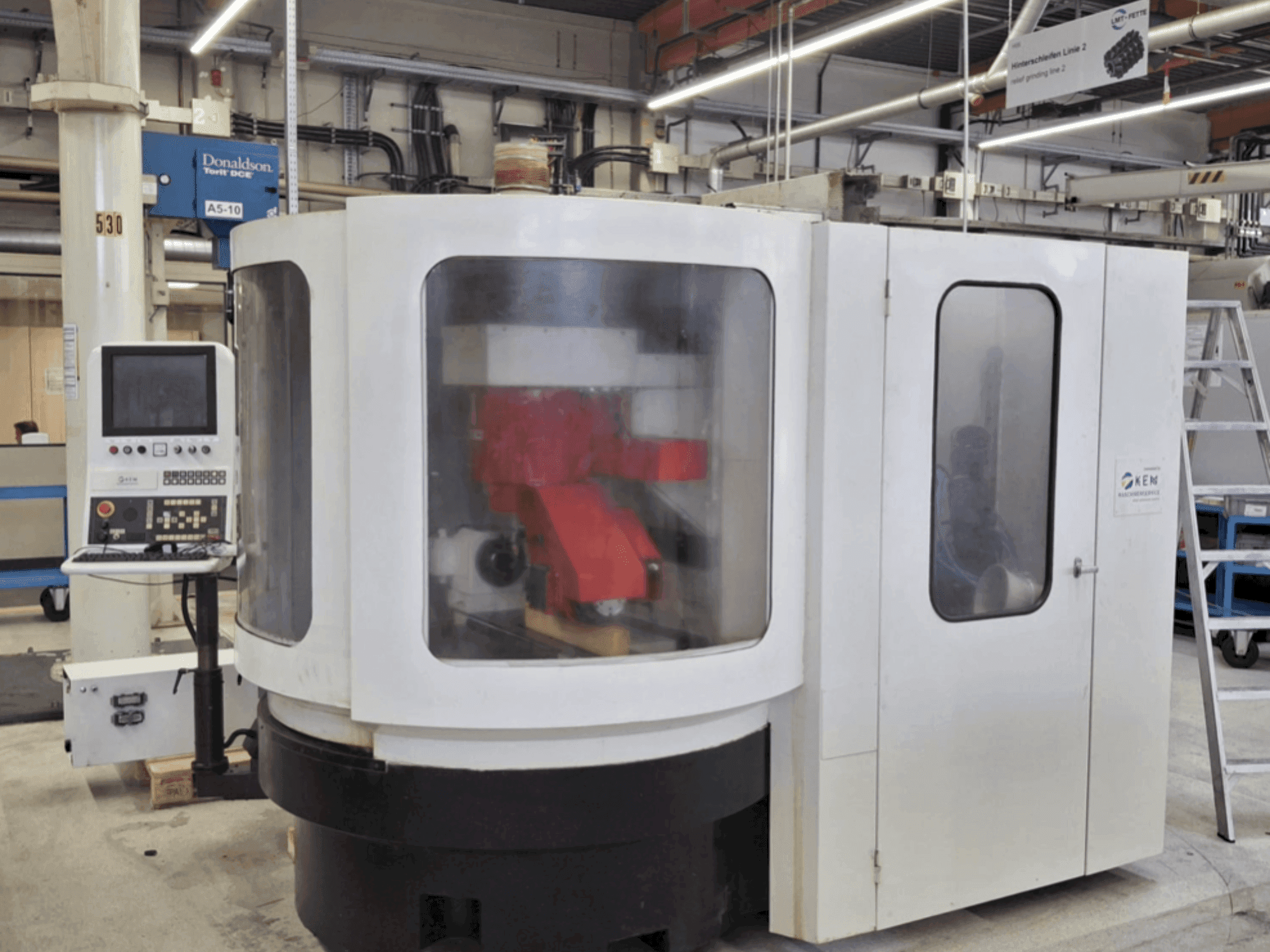 SAACKE UWIID-maskinen framifrån