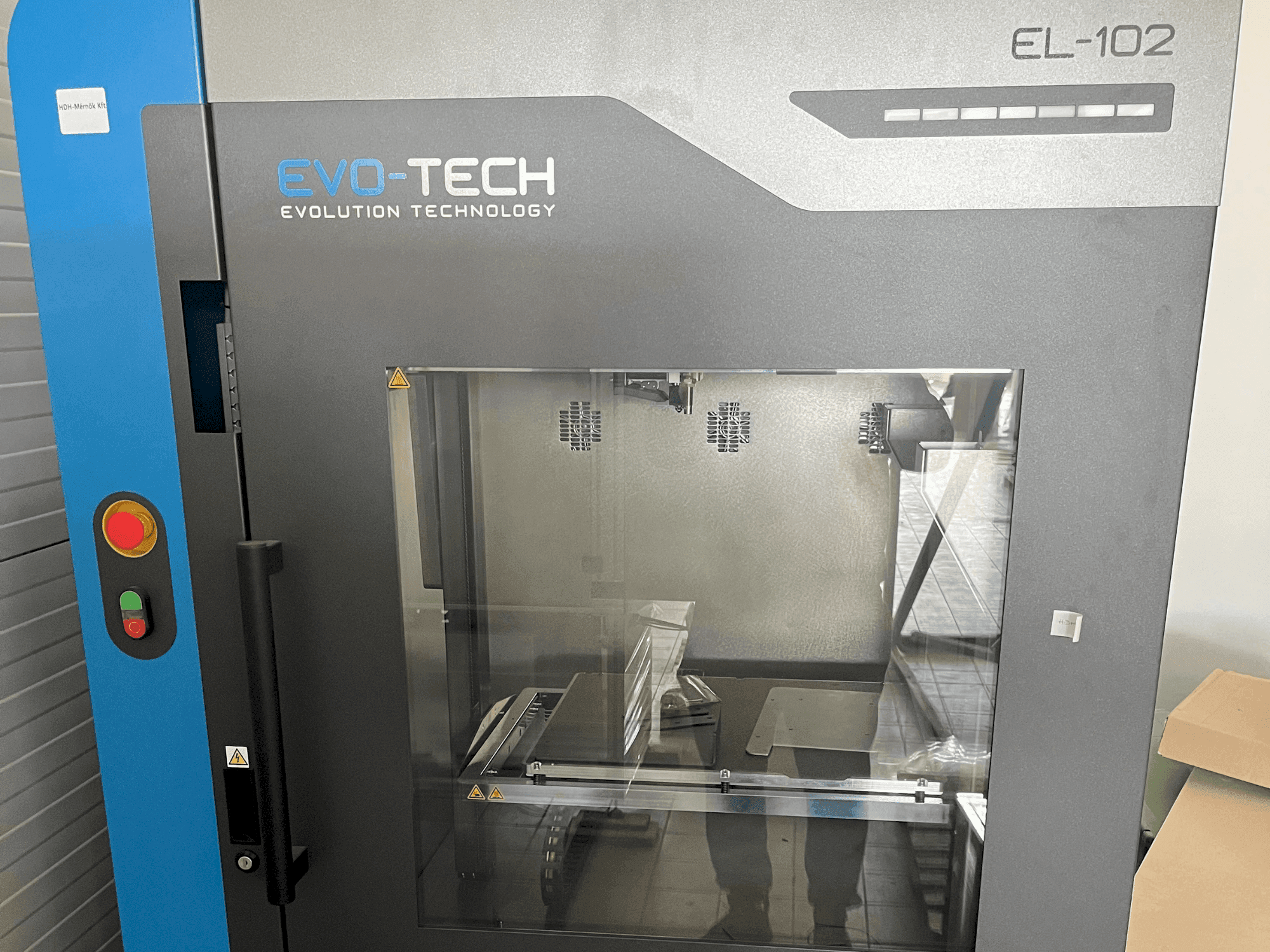 EVO-tech EL-102 V2-maskinen framifrån