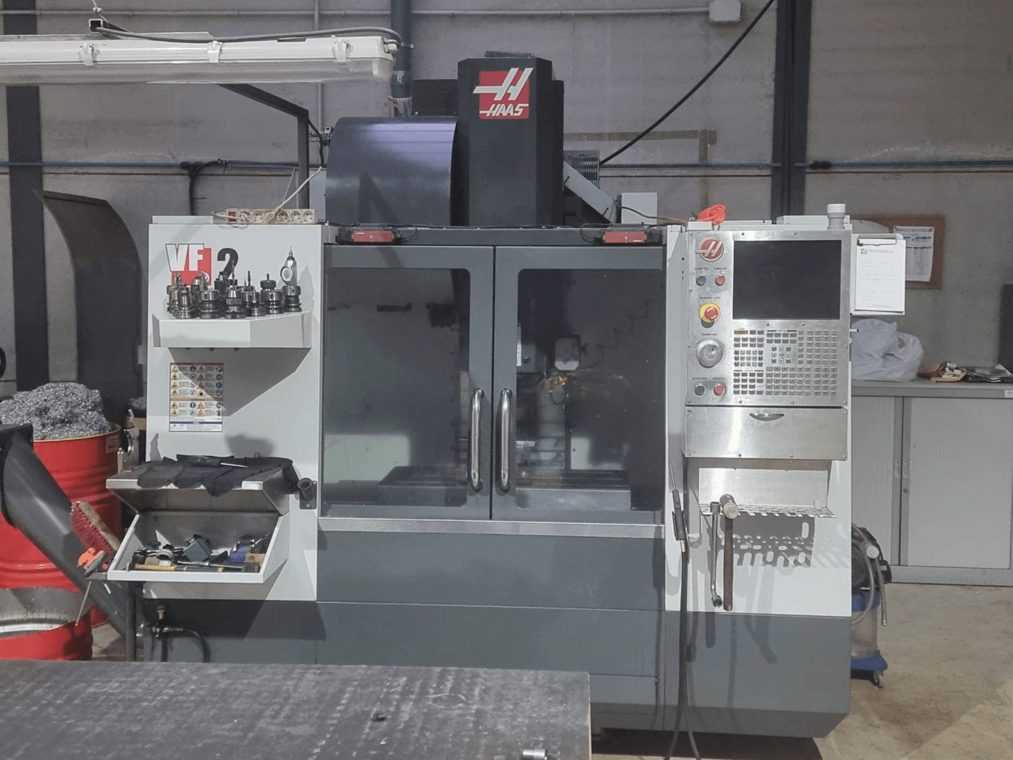 HAAS VF-2-maskinen framifrån