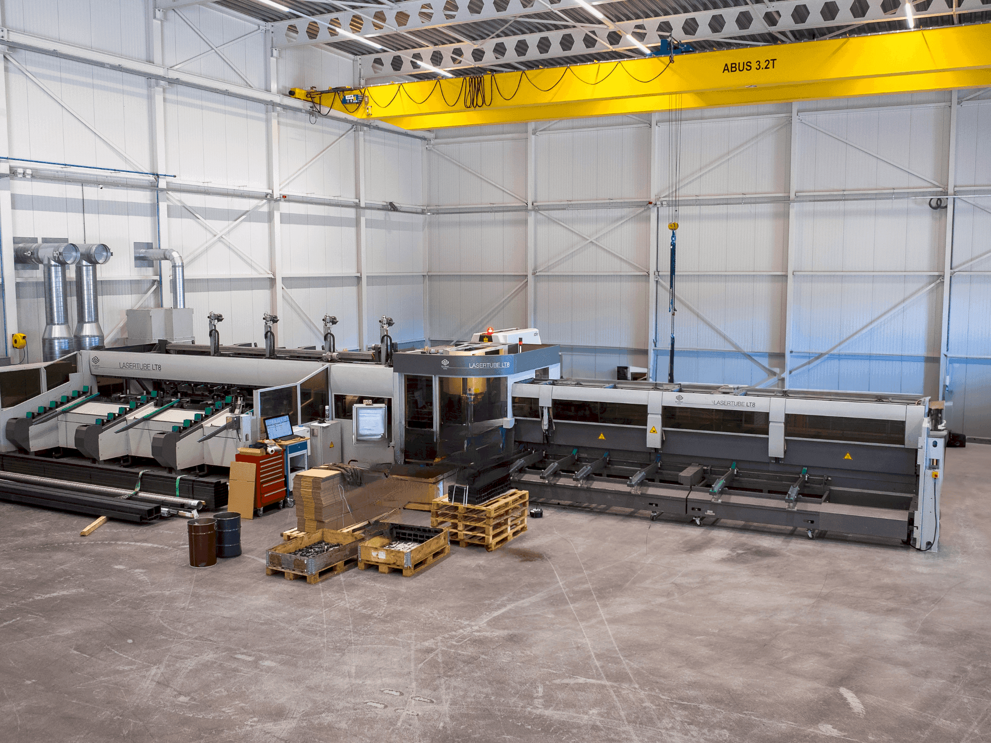 BLM Adige LT8 4kW Co2-maskinen framifrån