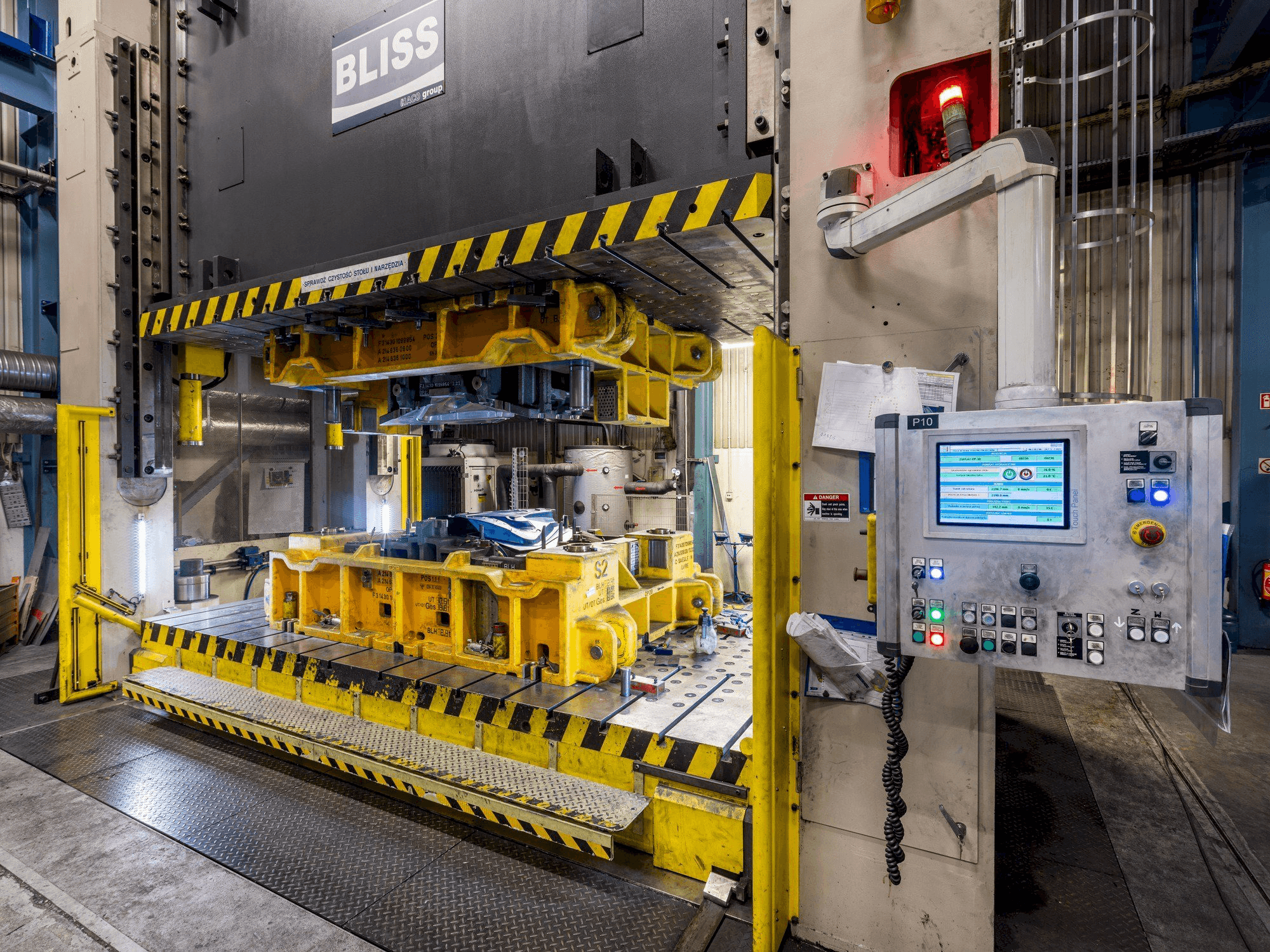 BLISS-BRET PHD 1500-maskinen framifrån