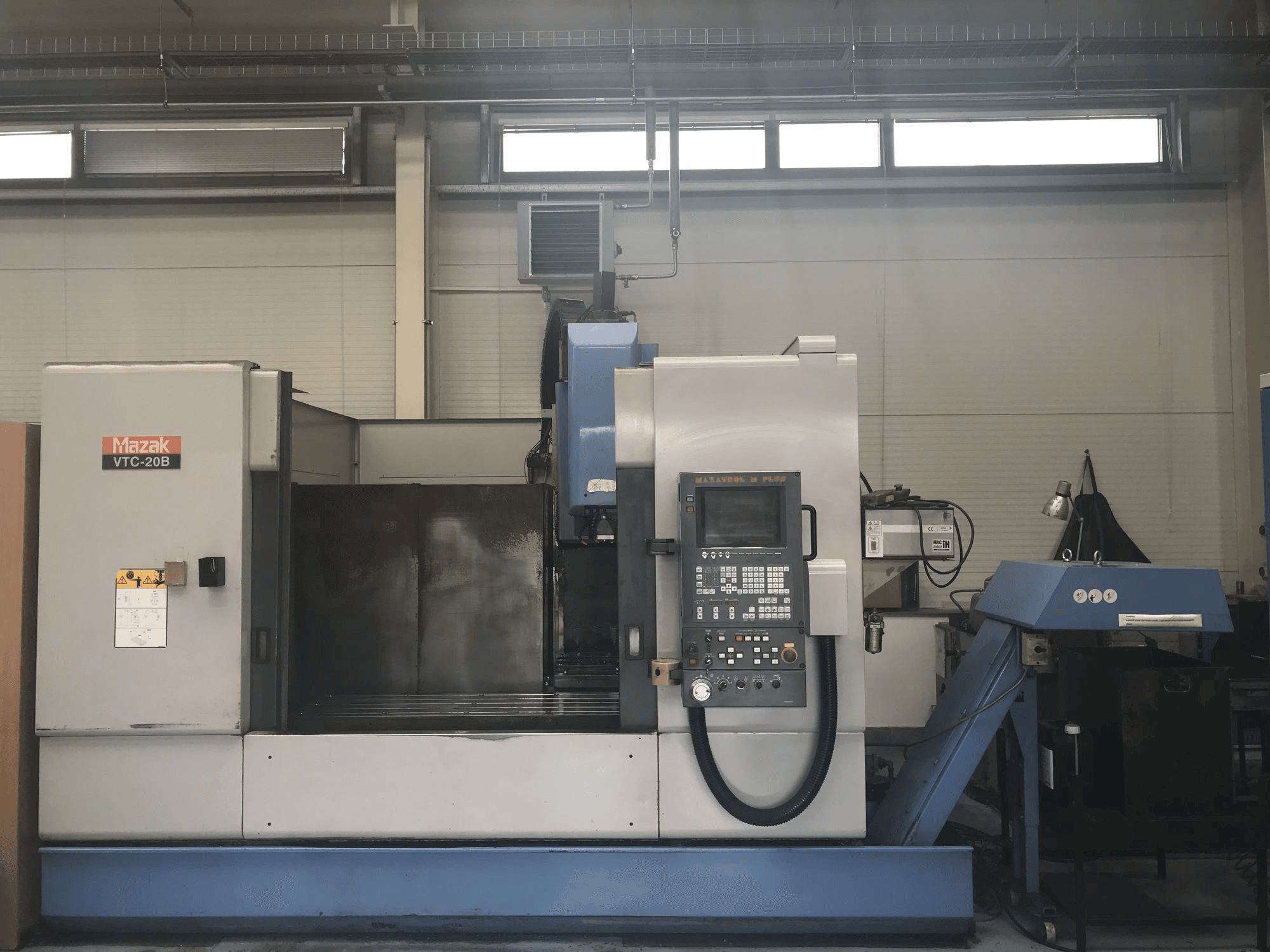 Mazak VTC-20B-maskinen framifrån