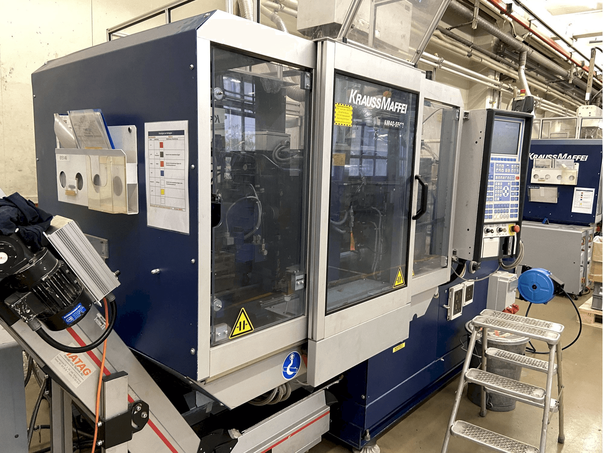 Krauss Maffei 40-55 C2-maskinen framifrån