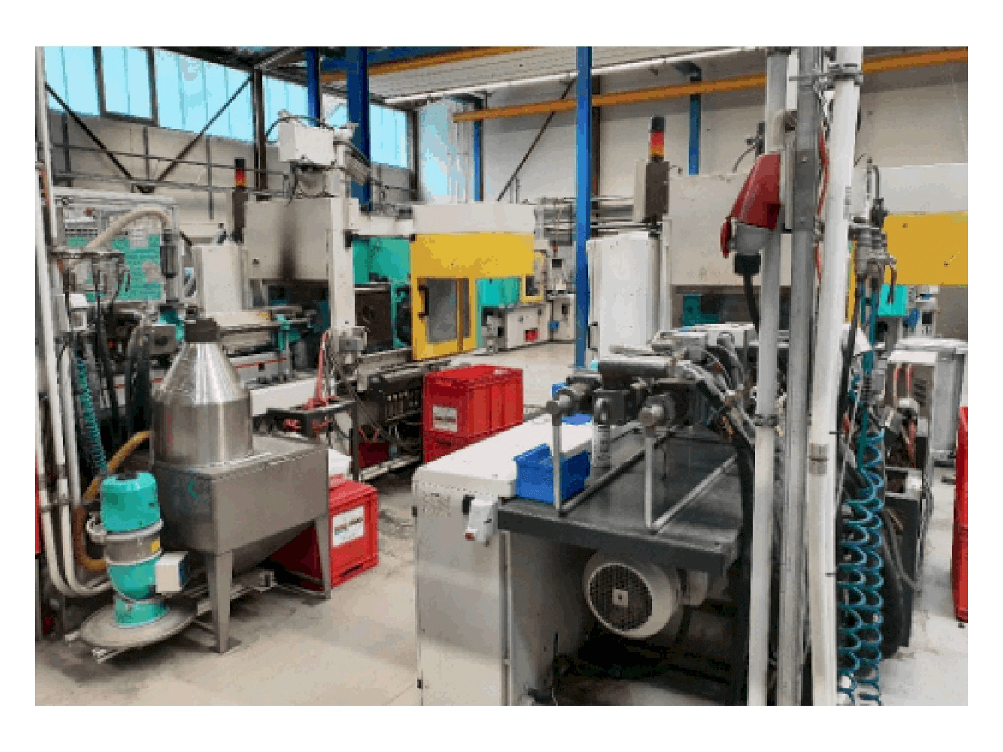 Arburg 320 C 600-250-maskinen sedd från sidan