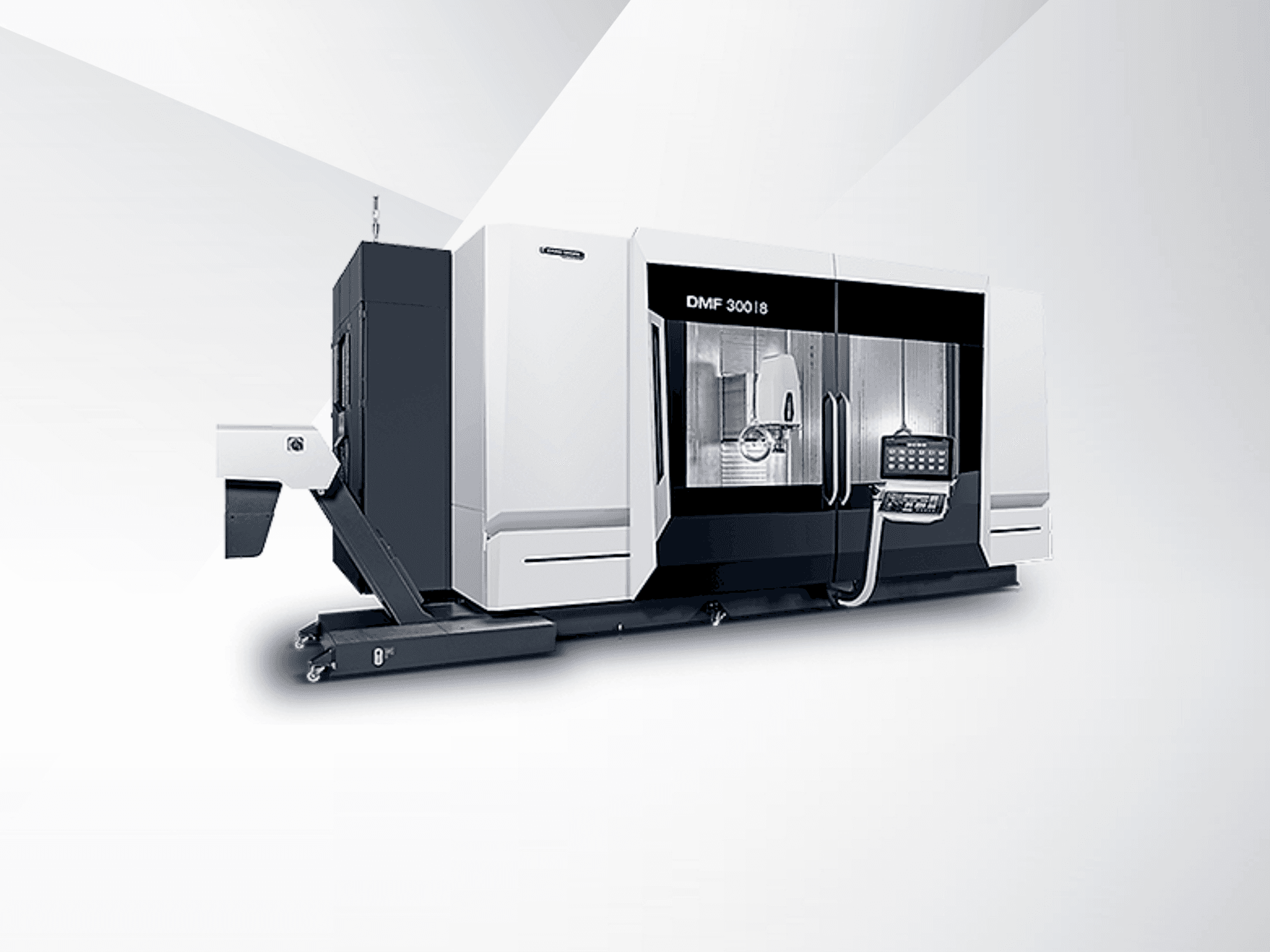 DMG MORI DMF 300-8-maskinen framifrån