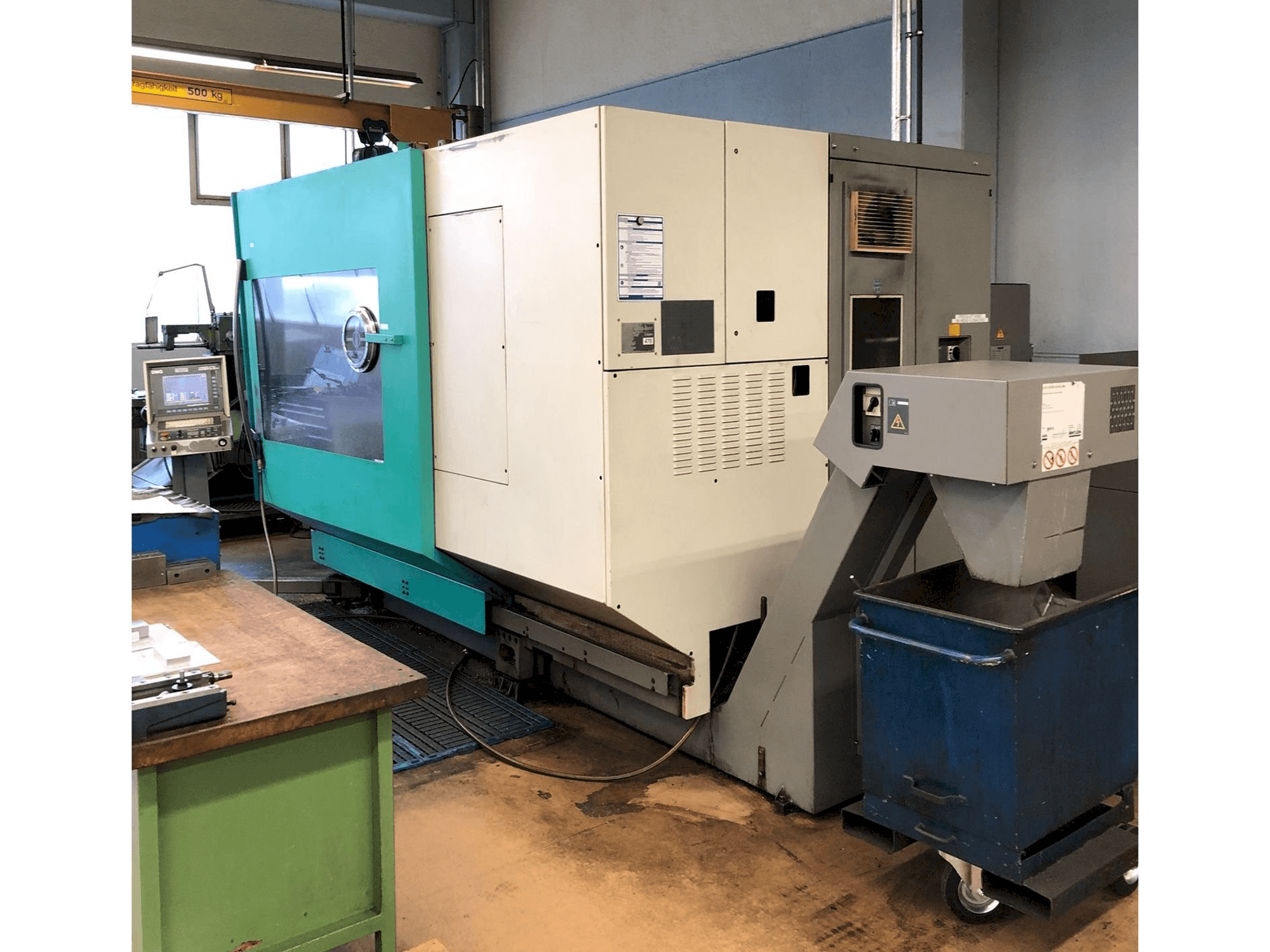 DECKEL MAHO Dmu80p-maskinen framifrån