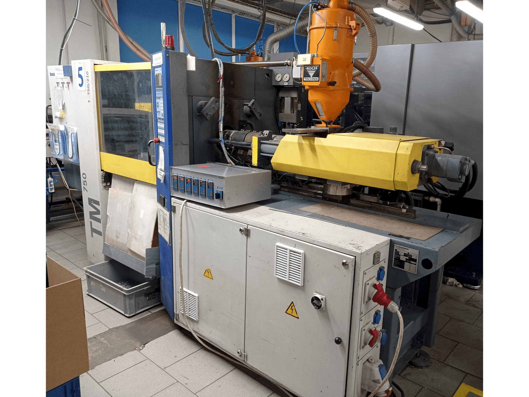 Battenfeld TM 750/210-maskinen framifrån